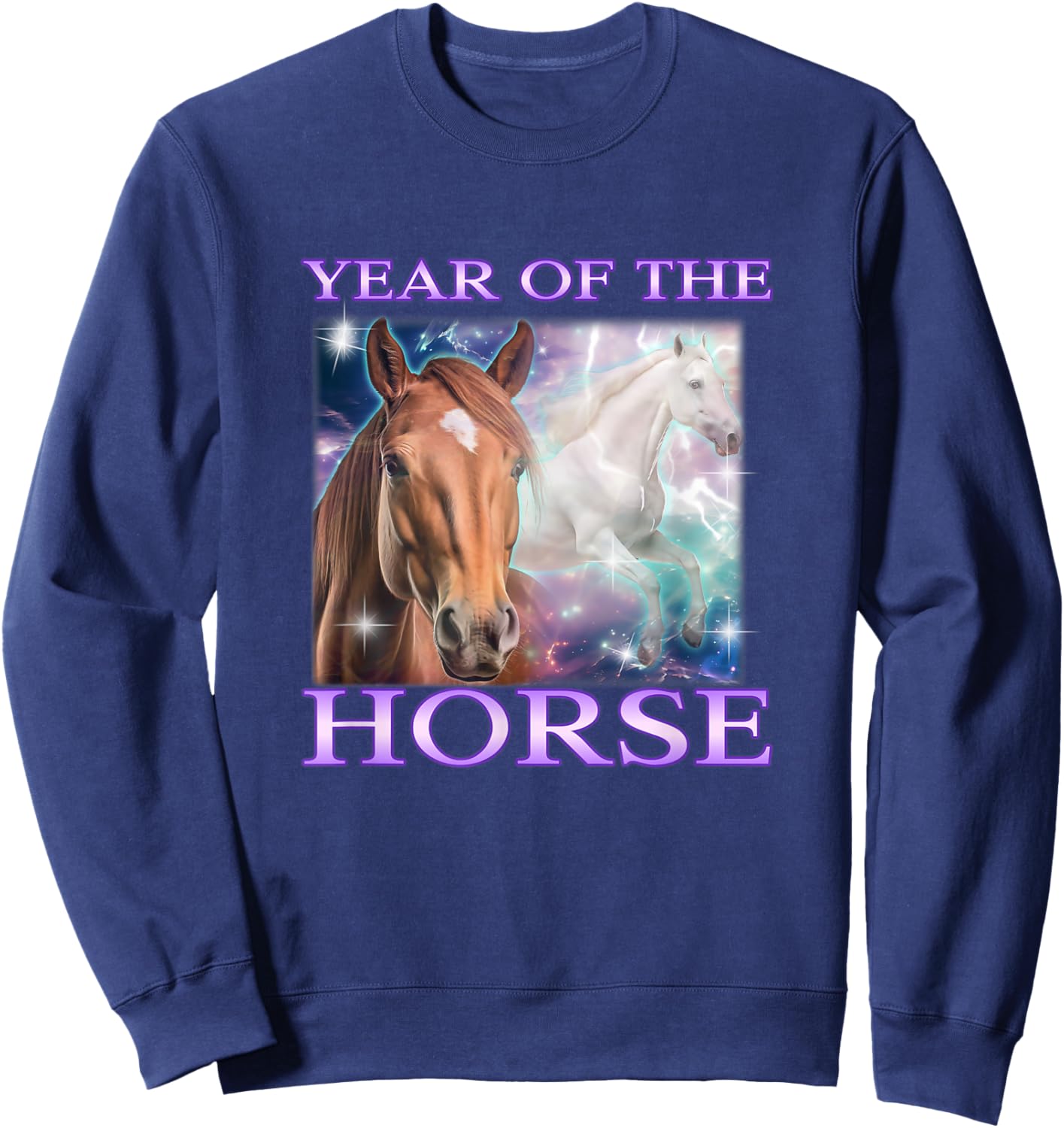 Chinese New Year 2026 - Year of The Horse Sweatshirt - Sweatshirt | Navy