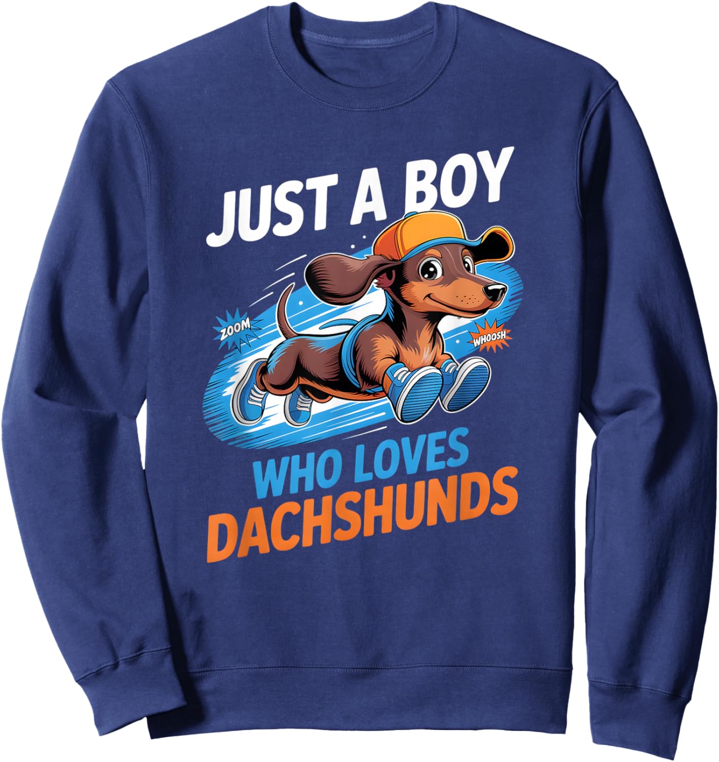 Boys Dachshund Sweatshirt - Sweatshirt | Navy