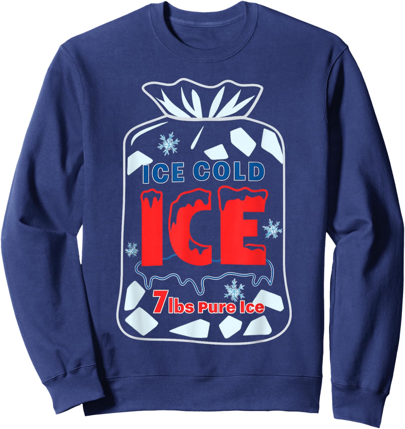 Bag of Ice Halloween Costume Sweatshirt - Sweatshirt | Navy