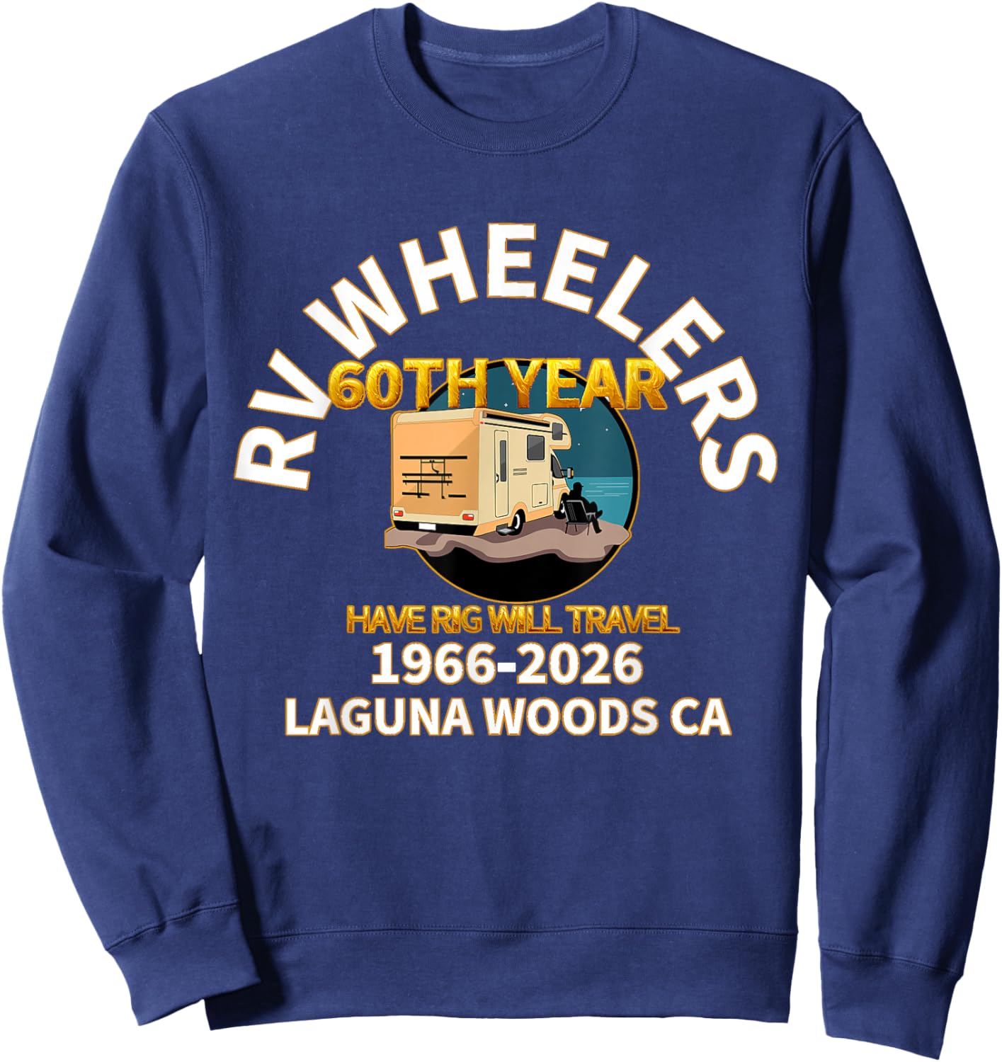 RV Wheelers Club of Laguna Woods Sweatshirt - Sweatshirt | Navy