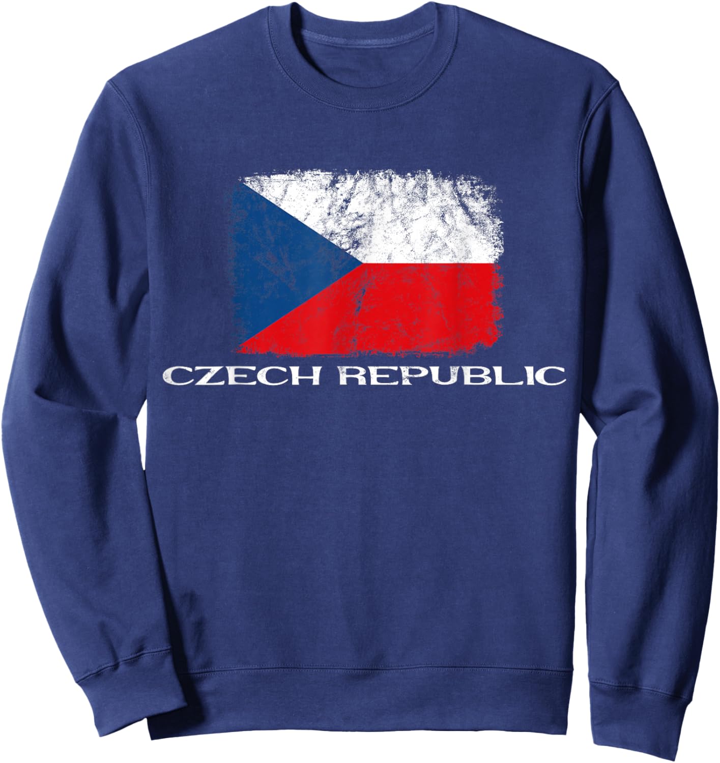 Czech Republic Flag, Czech Republic Travel, Czech Flag Sweatshirt - Sweatshirt | Navy