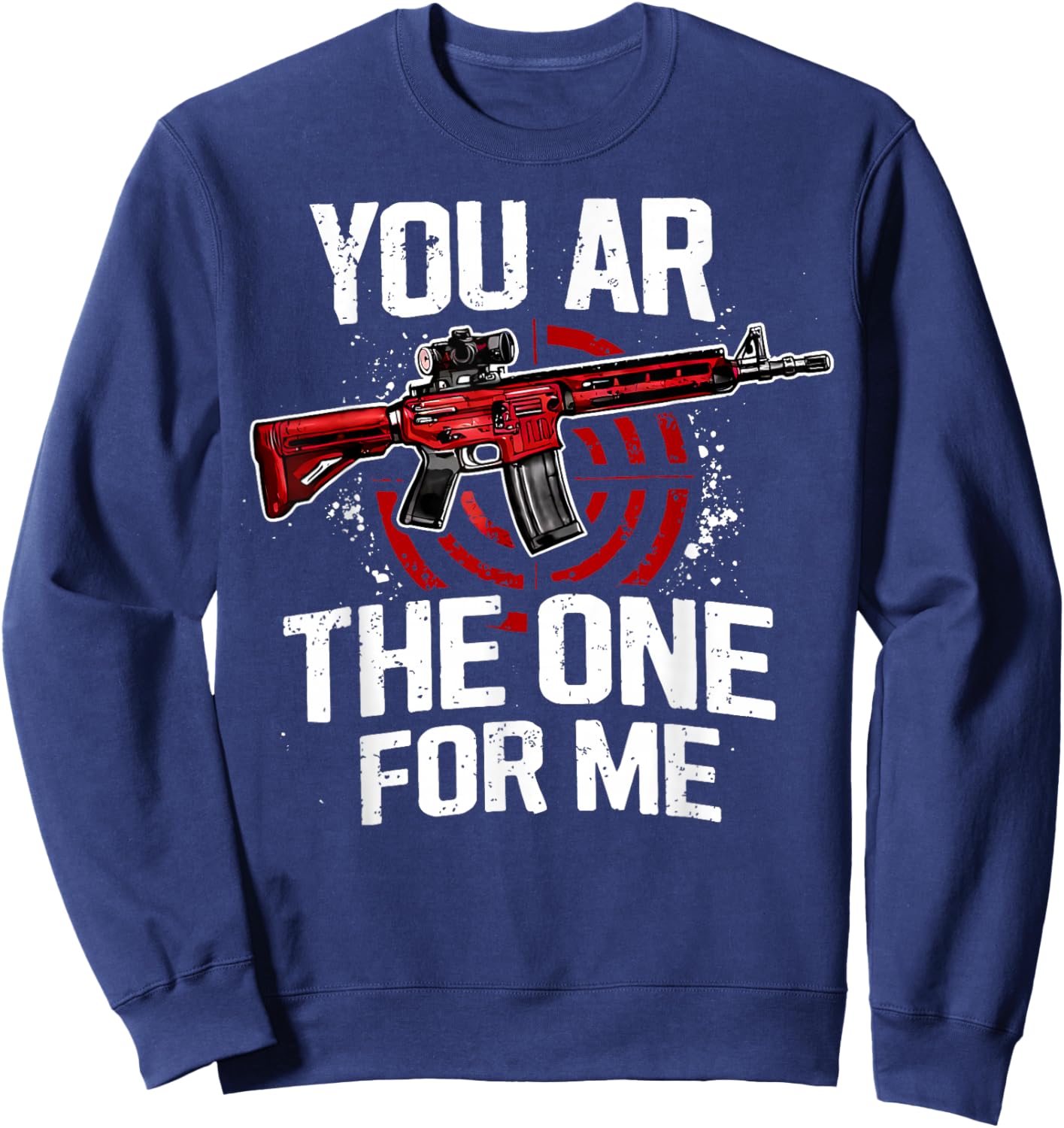 You AR The One for Me Sweatshirt - Sweatshirt | Navy
