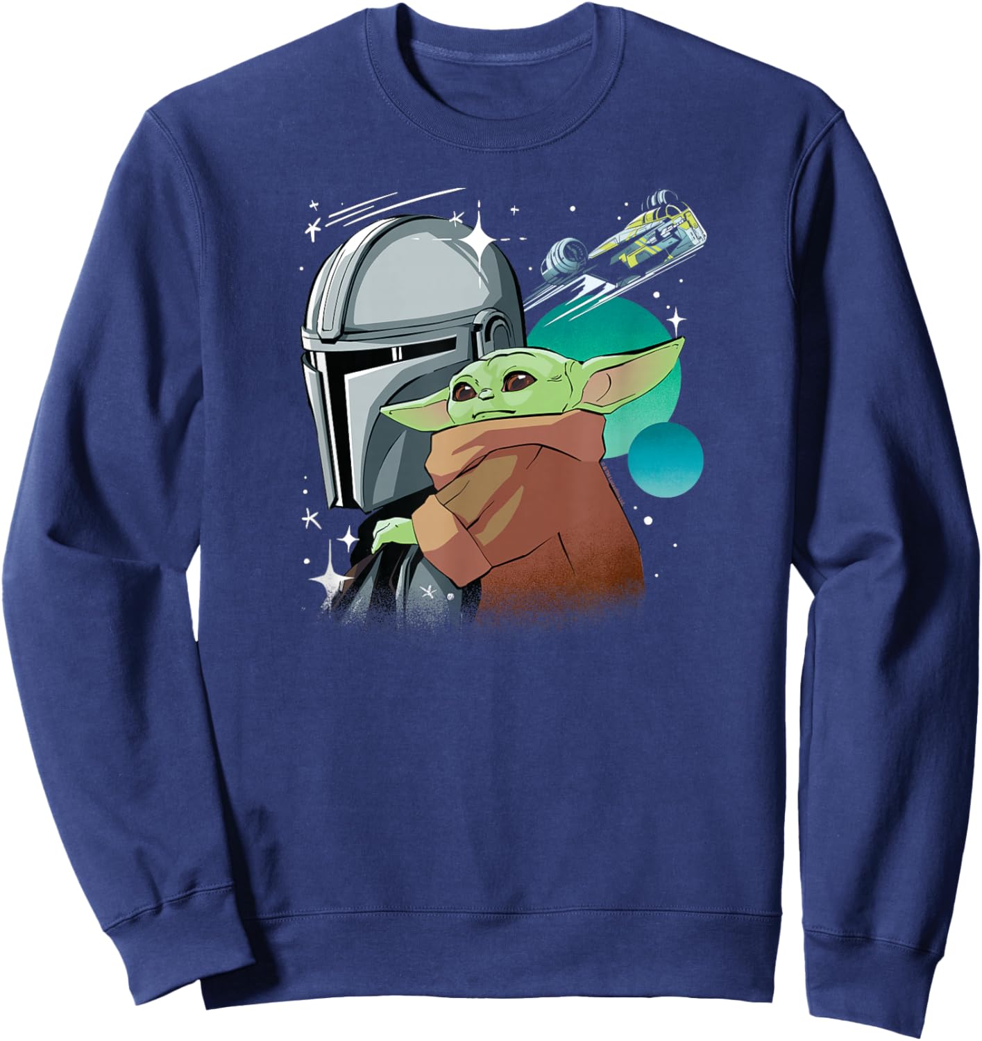 The Mandalorian and Grogu - Pose Sweatshirt - Sweatshirt | Navy