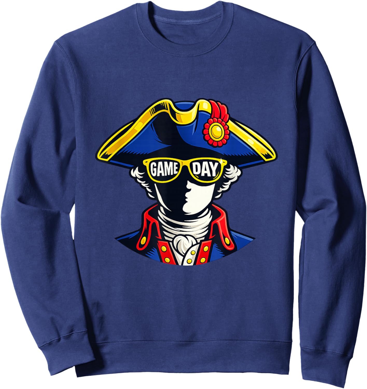 Funny Patriotic Joke | Boston 2026 Gifts | Game Sweatshirt - Sweatshirt | Navy