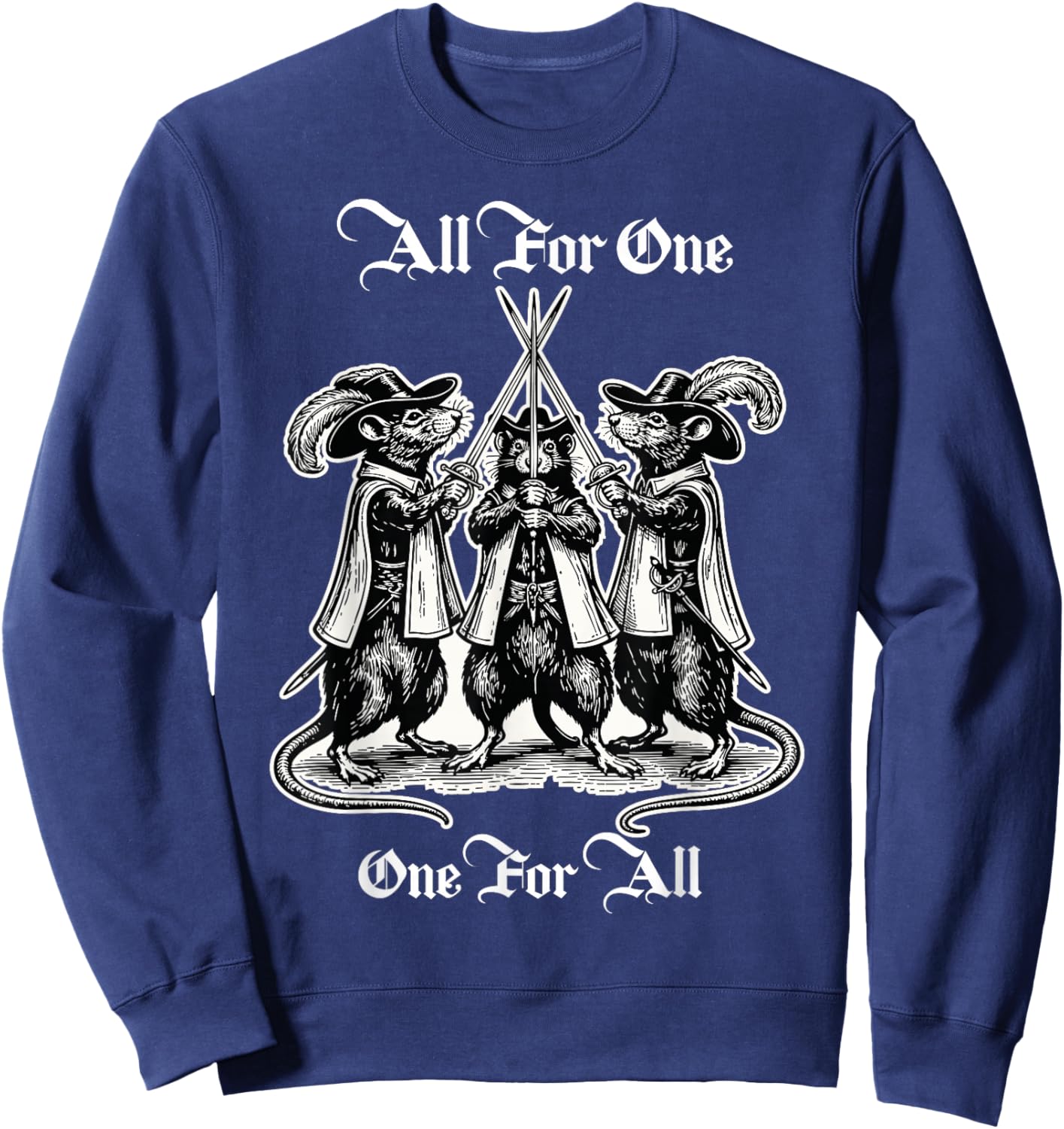 The Three Musketeers as Rats Sweatshirt - Sweatshirt | Navy