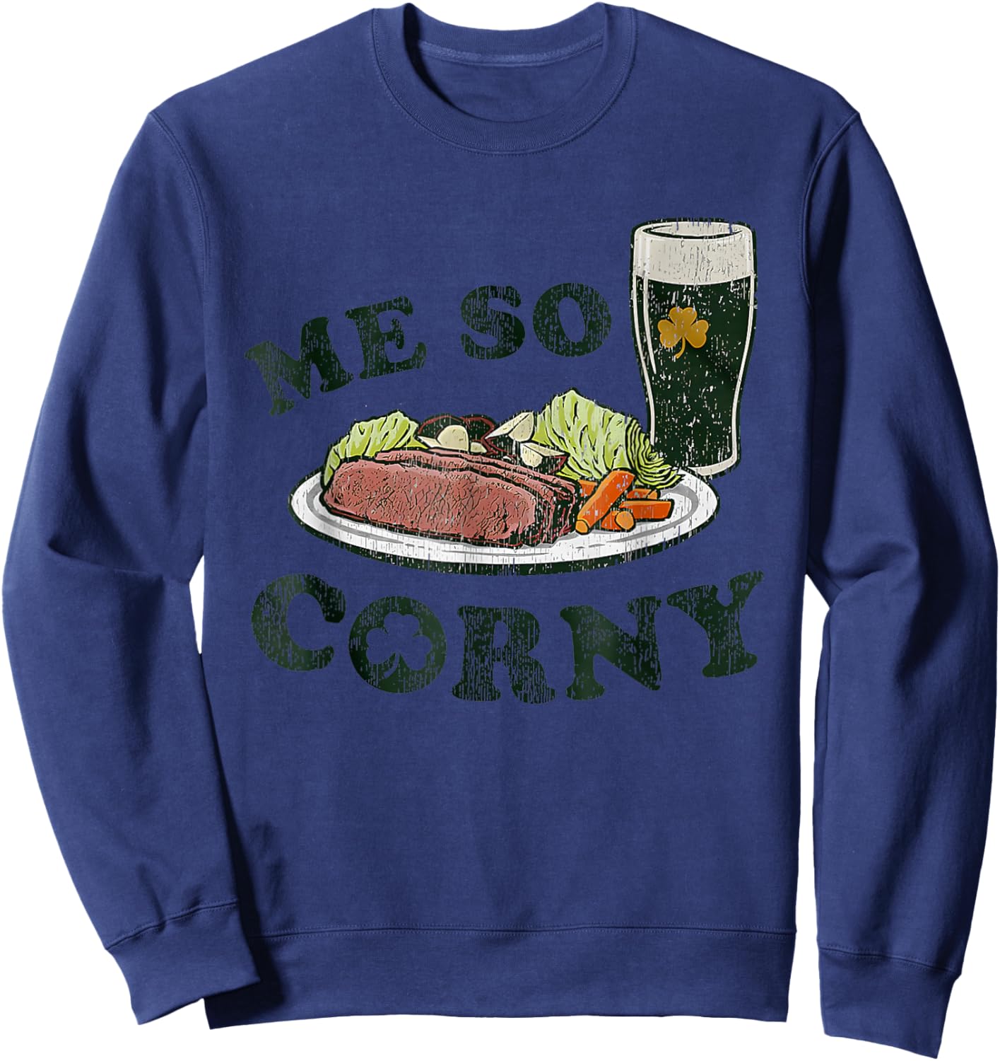St Patrick's Day Sweatshirt - Sweatshirt | Navy