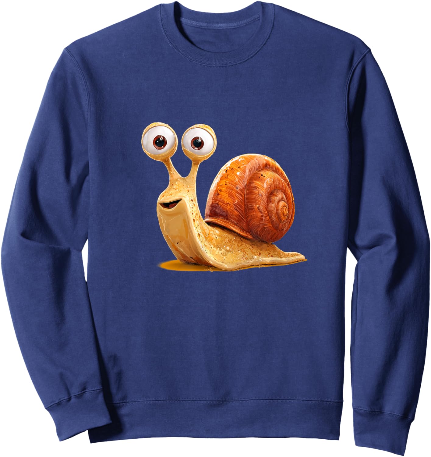 Smiling Snail Graphic Costume for Boys and Girls Sweatshirt - Sweatshirt | Navy