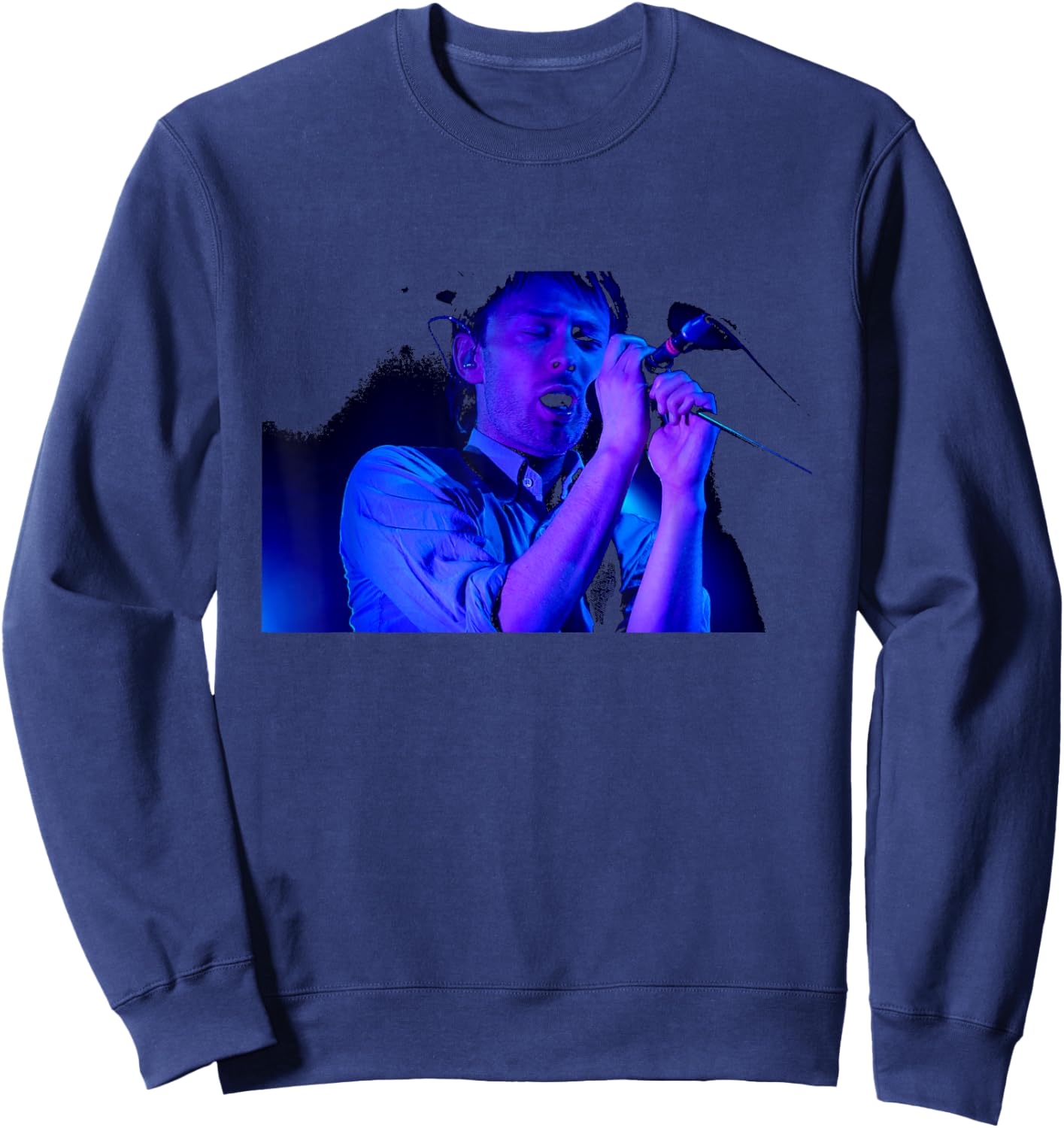 Thom Yorke of Radiohead Hail to The Thief Tour Sweatshirt - Sweatshirt | Navy