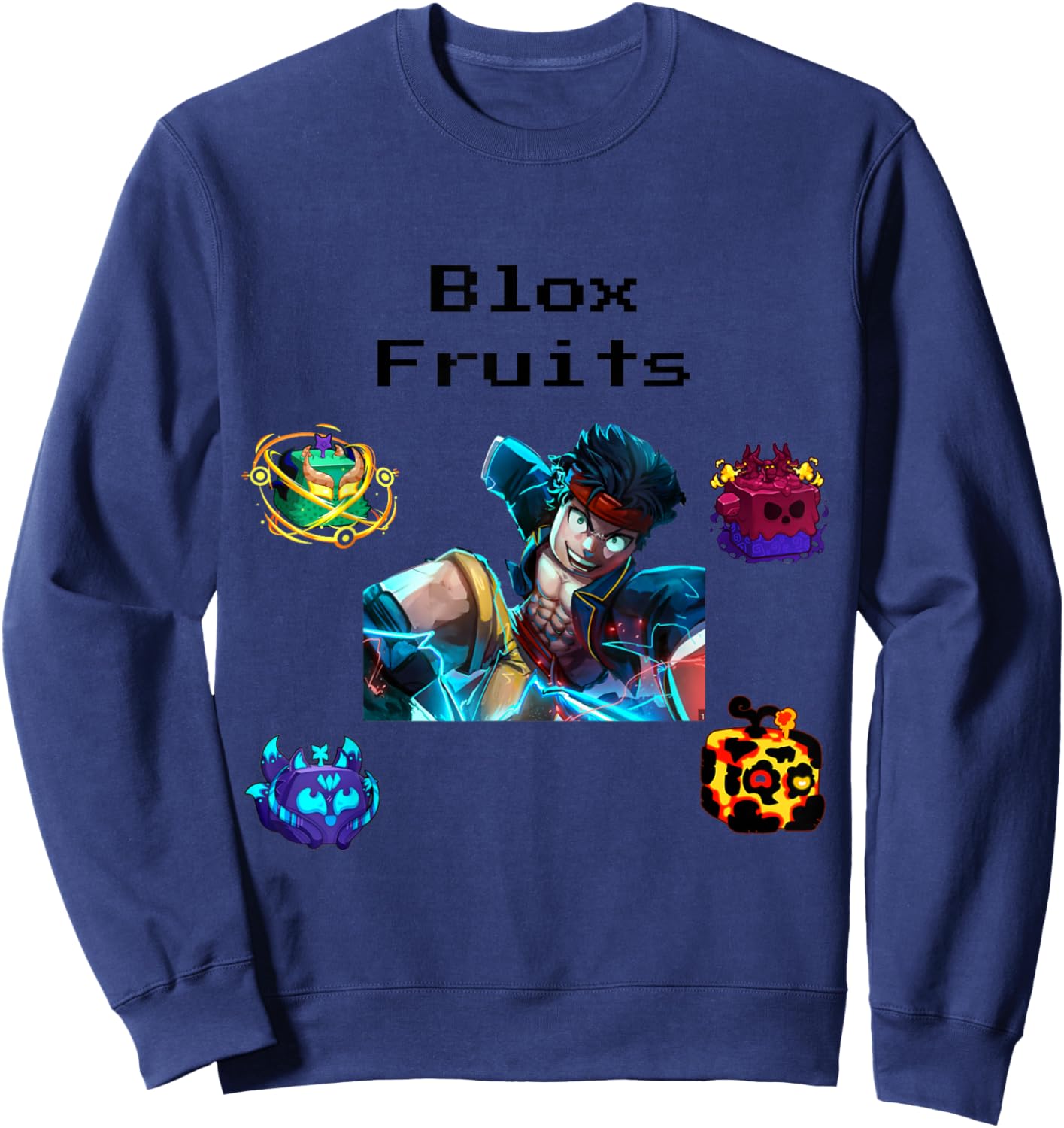 blox Fruits Sweatshirt - Sweatshirt | Navy