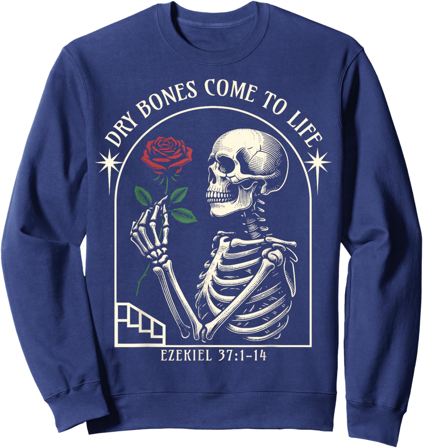 Dry Bones Come to Life Sweatshirt - Sweatshirt | Navy