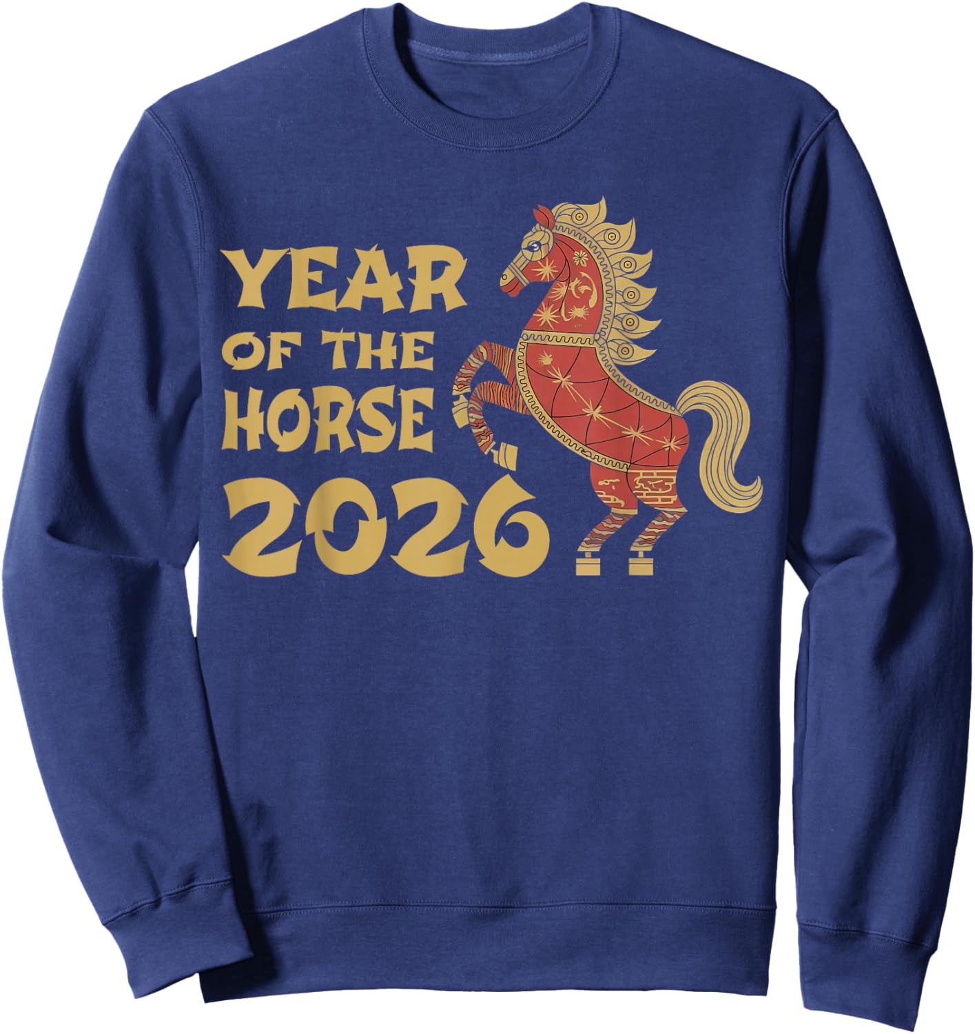 Chinese New Year 2026 Year of The Horse Sweatshirt - Sweatshirt | Navy
