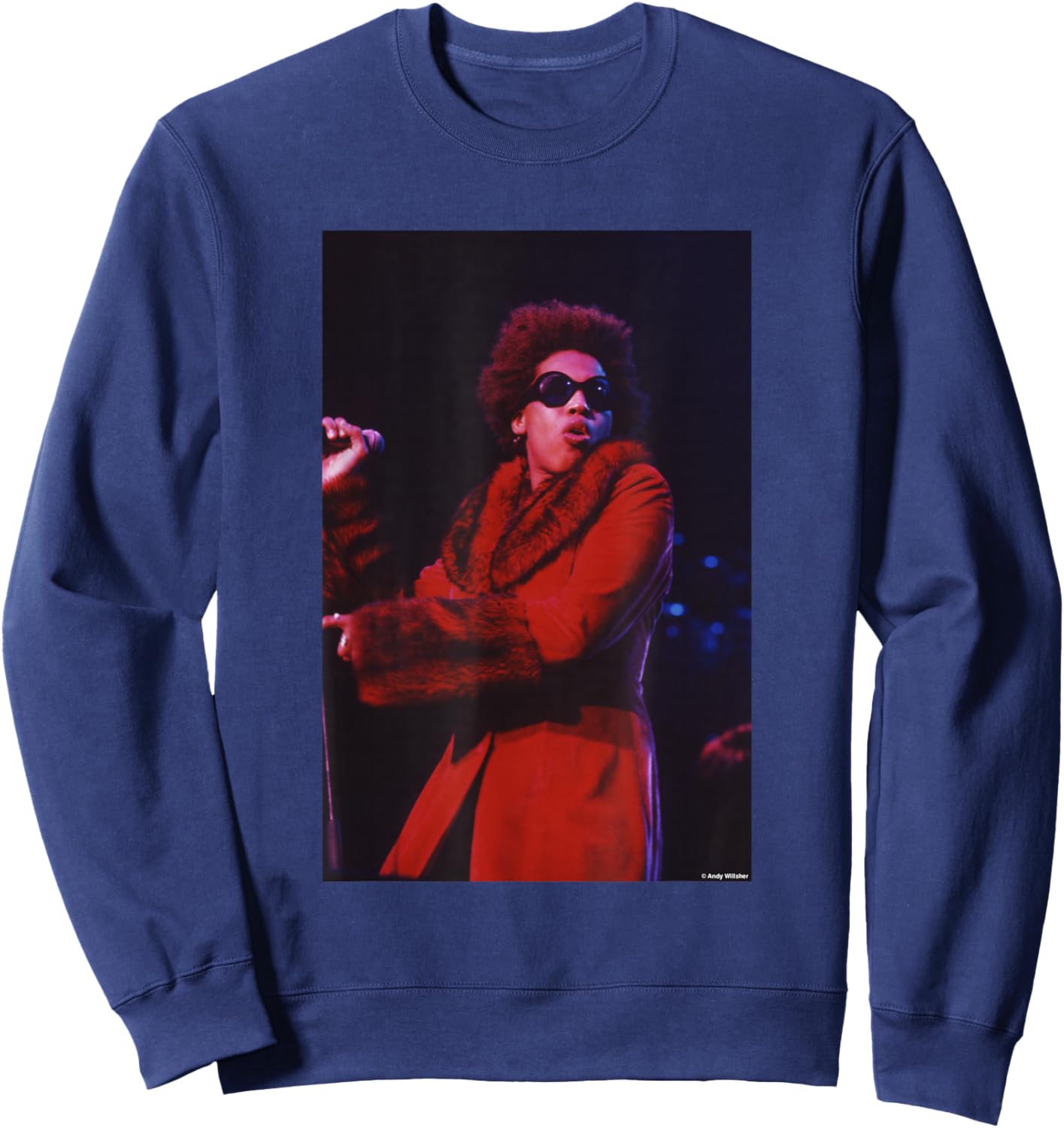 Macy Gray Live at BRIT Awards by Andy Willsher Sweatshirt - Sweatshirt | Navy