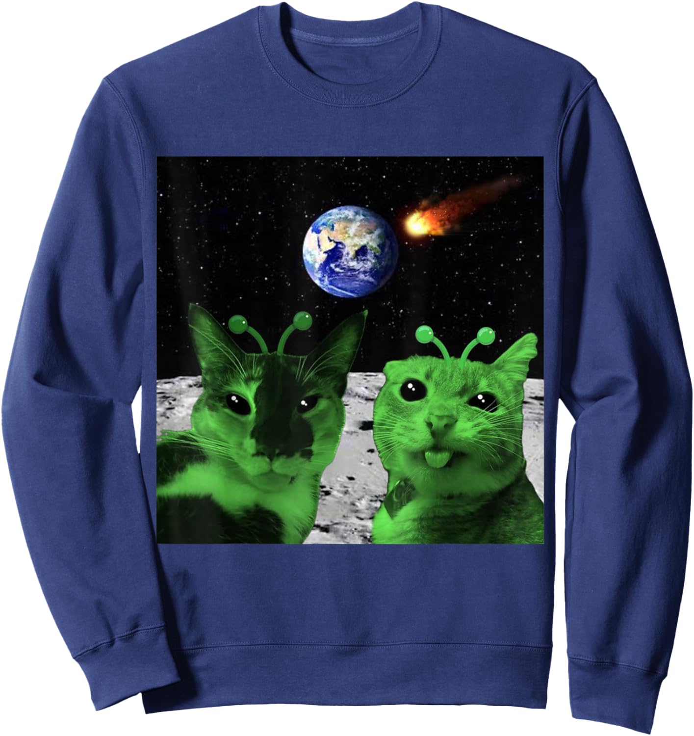 Kitty Gift Sweatshirt - Sweatshirt | Navy