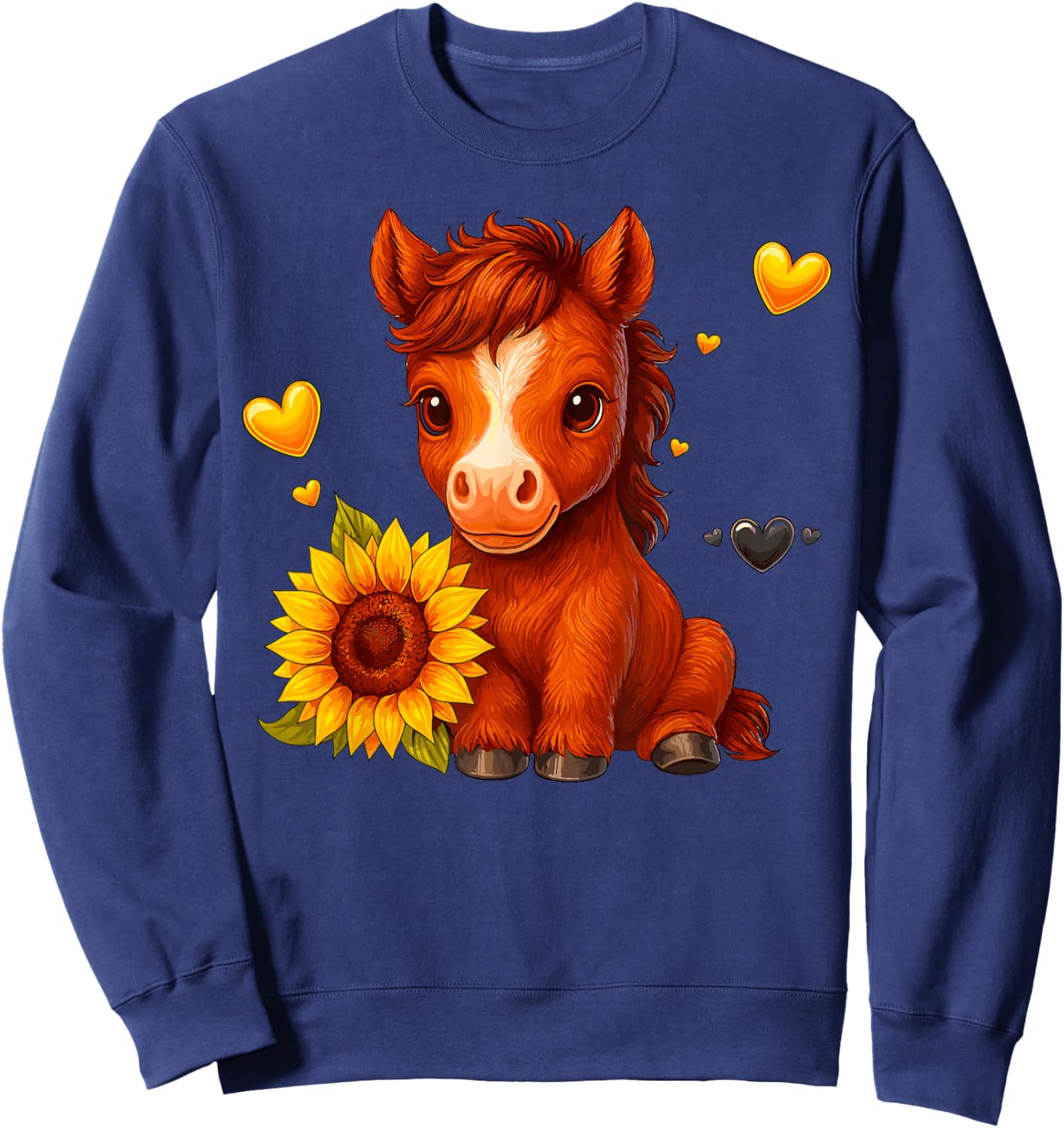 Sunflower Horse Sweatshirt - Sweatshirt | Navy