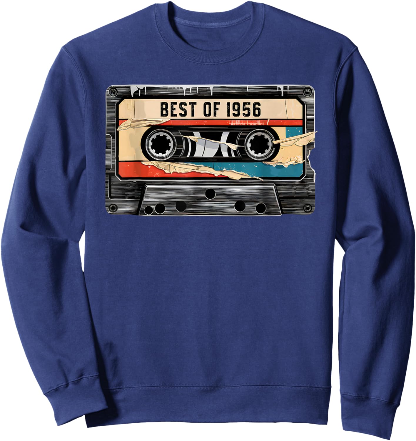 Best of 1956 Funny Vintage 70th Birthday Gift Women Sweatshirt - Sweatshirt | Navy