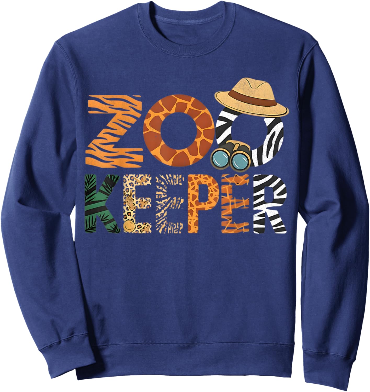 Zookeeper Costume Vintage Sweatshirt - Sweatshirt | Navy