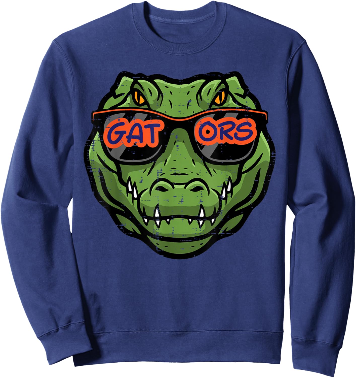 Gator Sunglasses Women Kids Men Boys Girls Youth Teen Sweatshirt - Sweatshirt | Navy