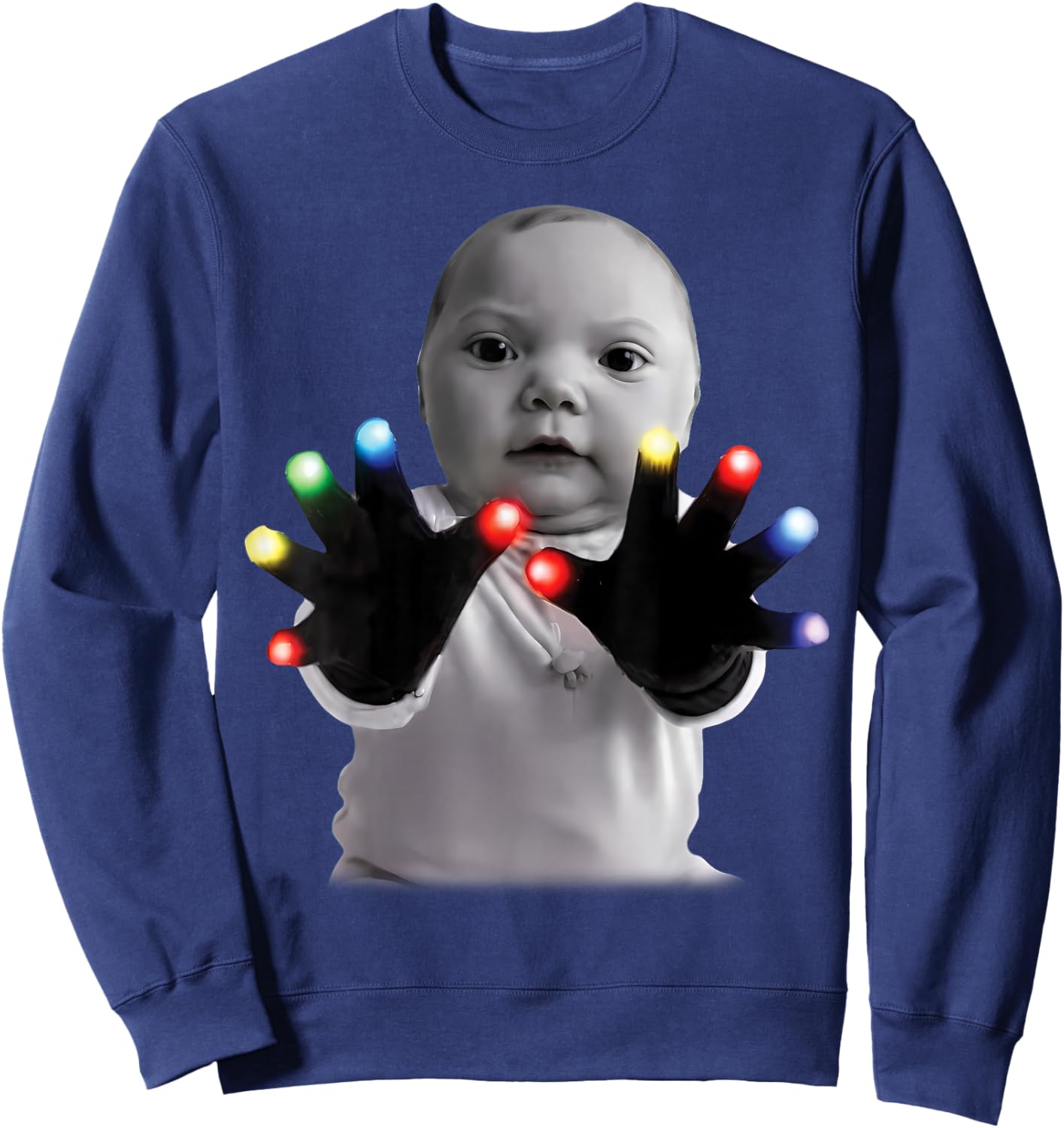 Gloving Tuff Baby Glover Meme Sweatshirt - Sweatshirt | Navy
