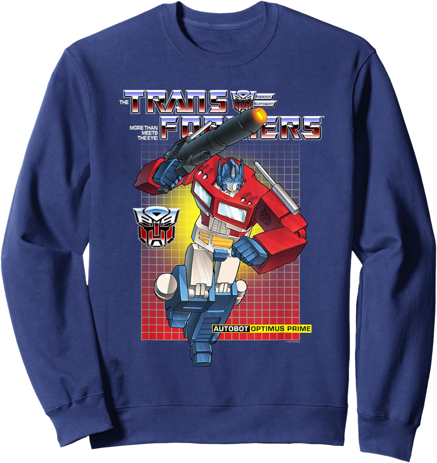 Transformers Optimus Prime Sweatshirt - Sweatshirt | Navy