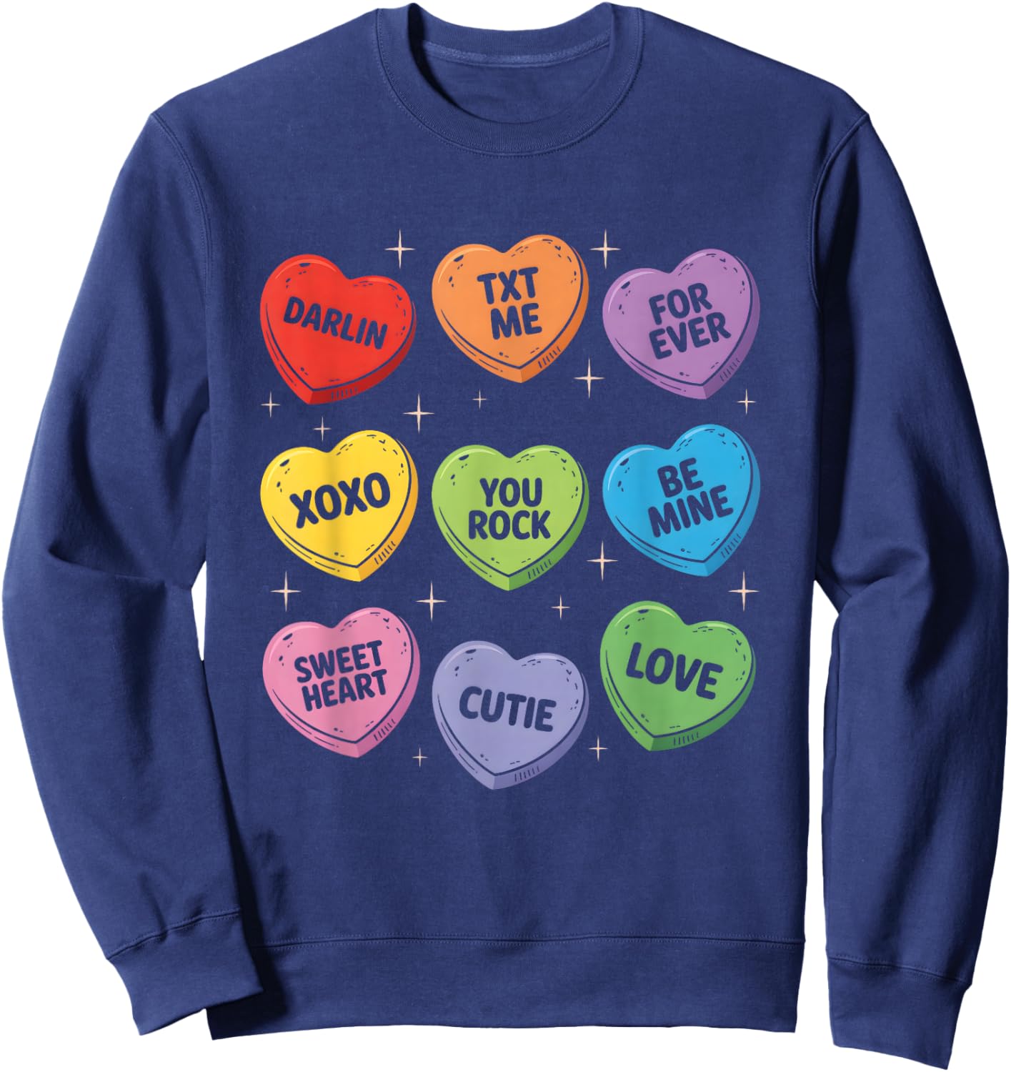 Sweet Heart Sweatshirt - Sweatshirt | Navy