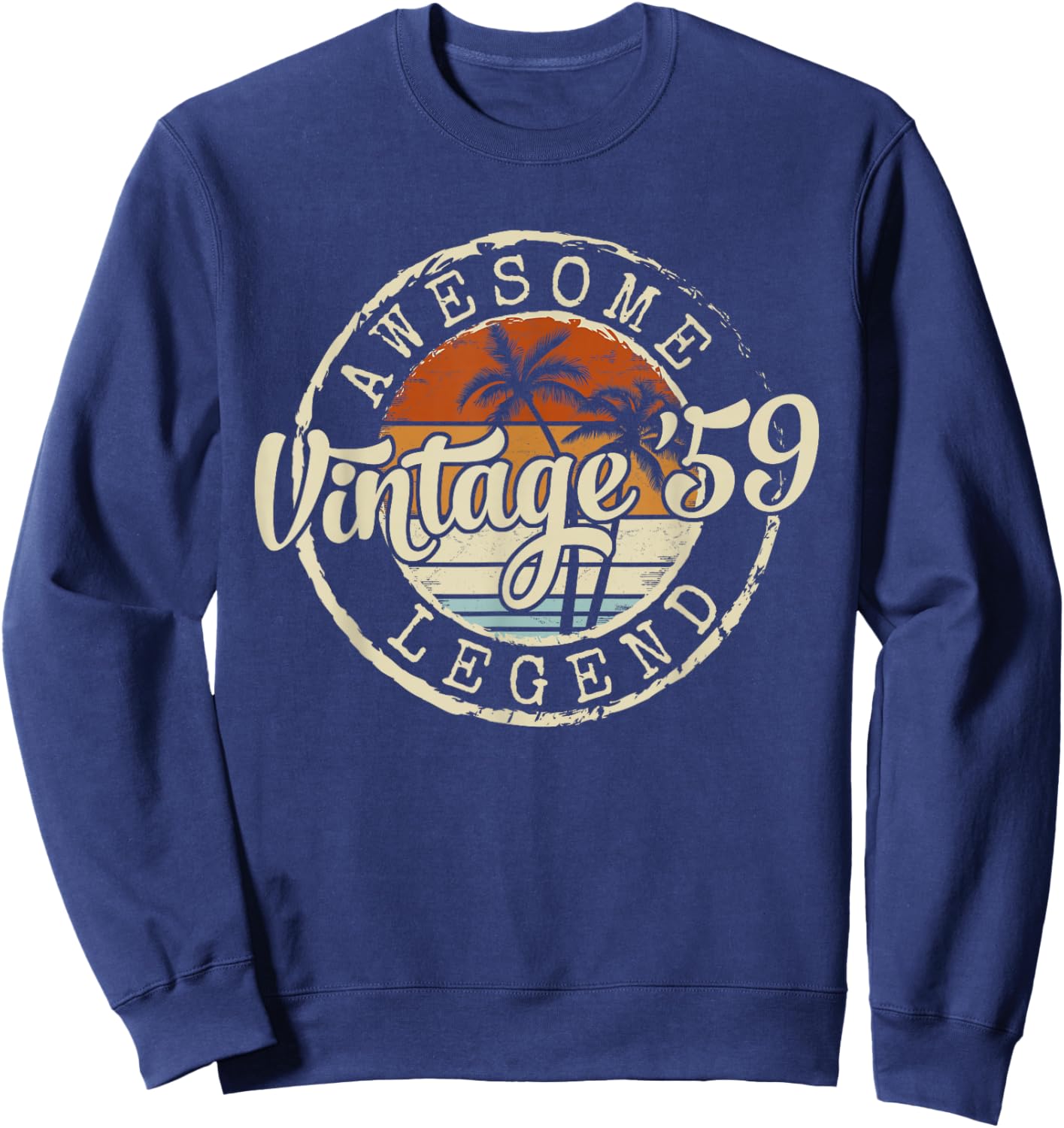 Vintage 1959 67yr 67th Birthday Gifts 67 Years Old Sweatshirt - Sweatshirt | Navy