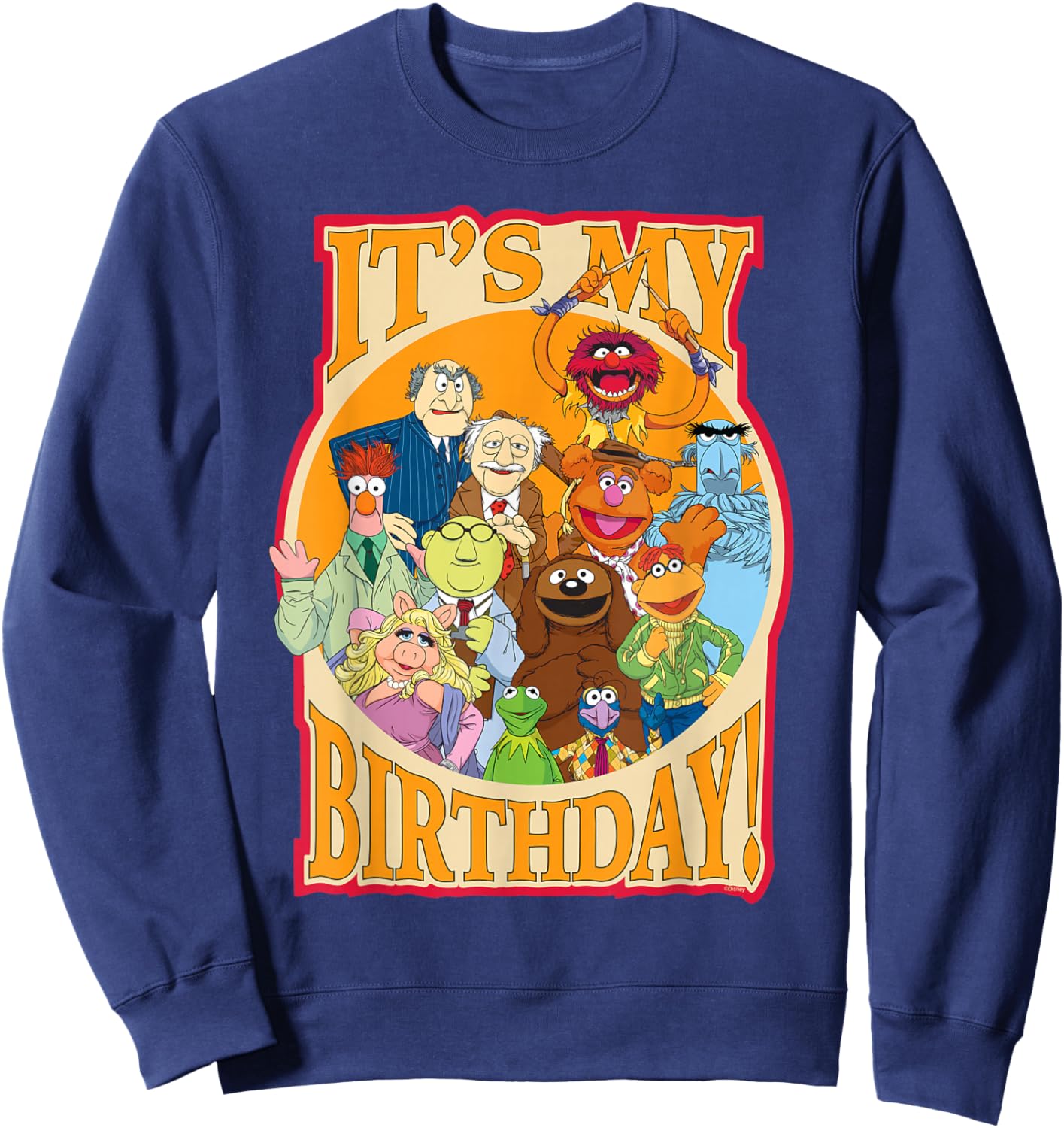 Disney The Muppets It's My Birthday! Party Sweatshirt - Sweatshirt | Navy