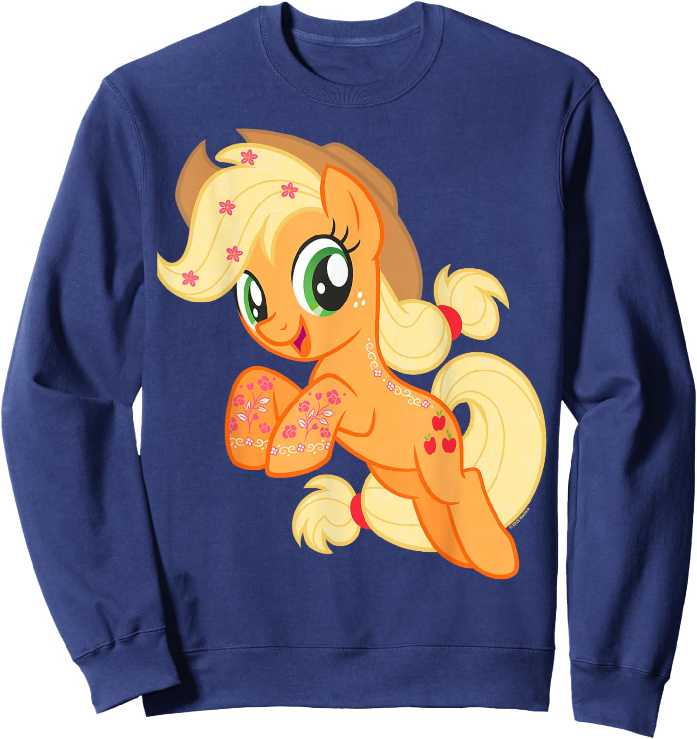 My Little Pony: Friendship is Magic Applejack Jumping Prance Sweatshirt - Sweatshirt | Navy