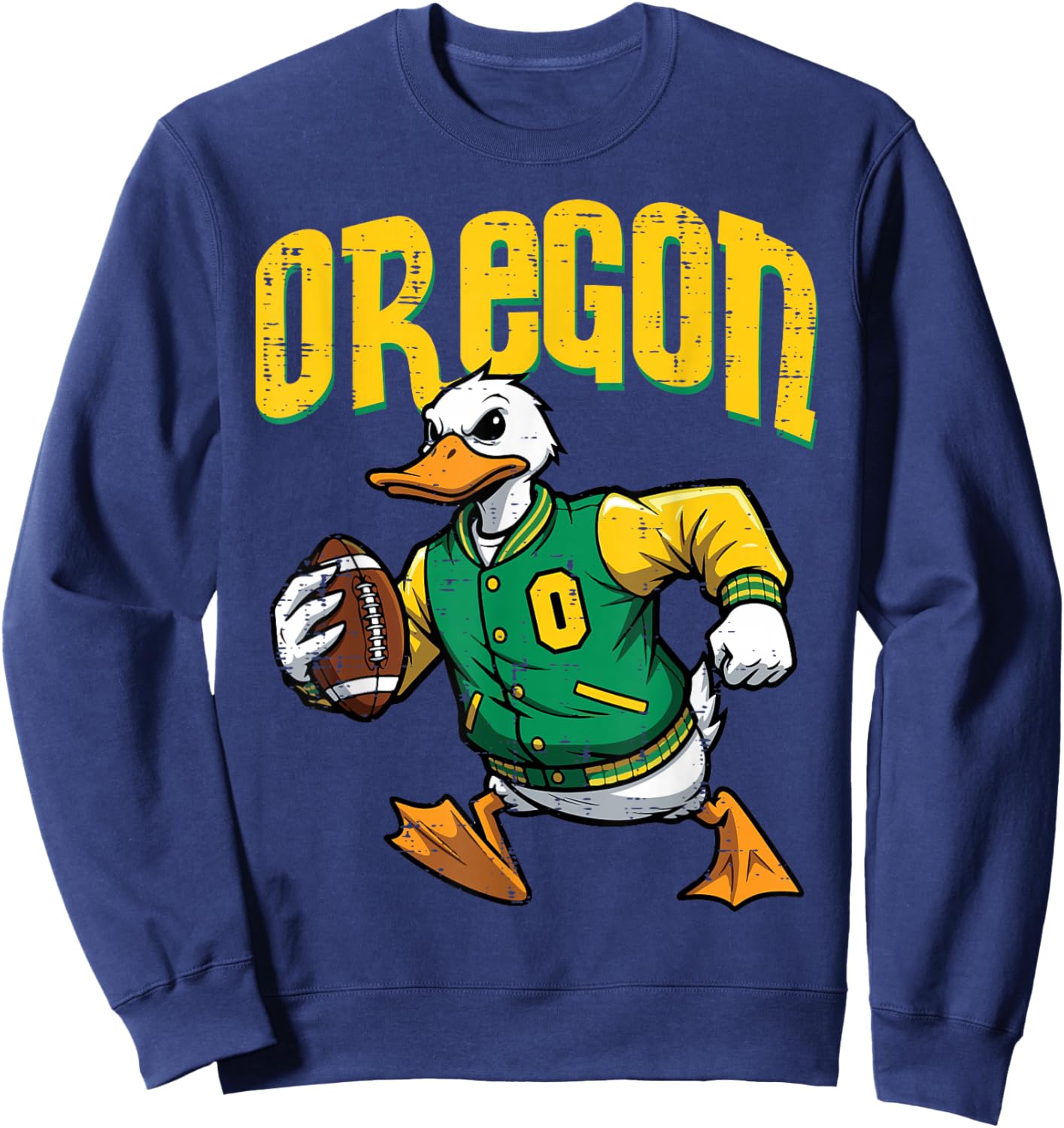 Duck Girls Youth Boys Teen Kids Men Women Sweatshirt - Sweatshirt | Navy