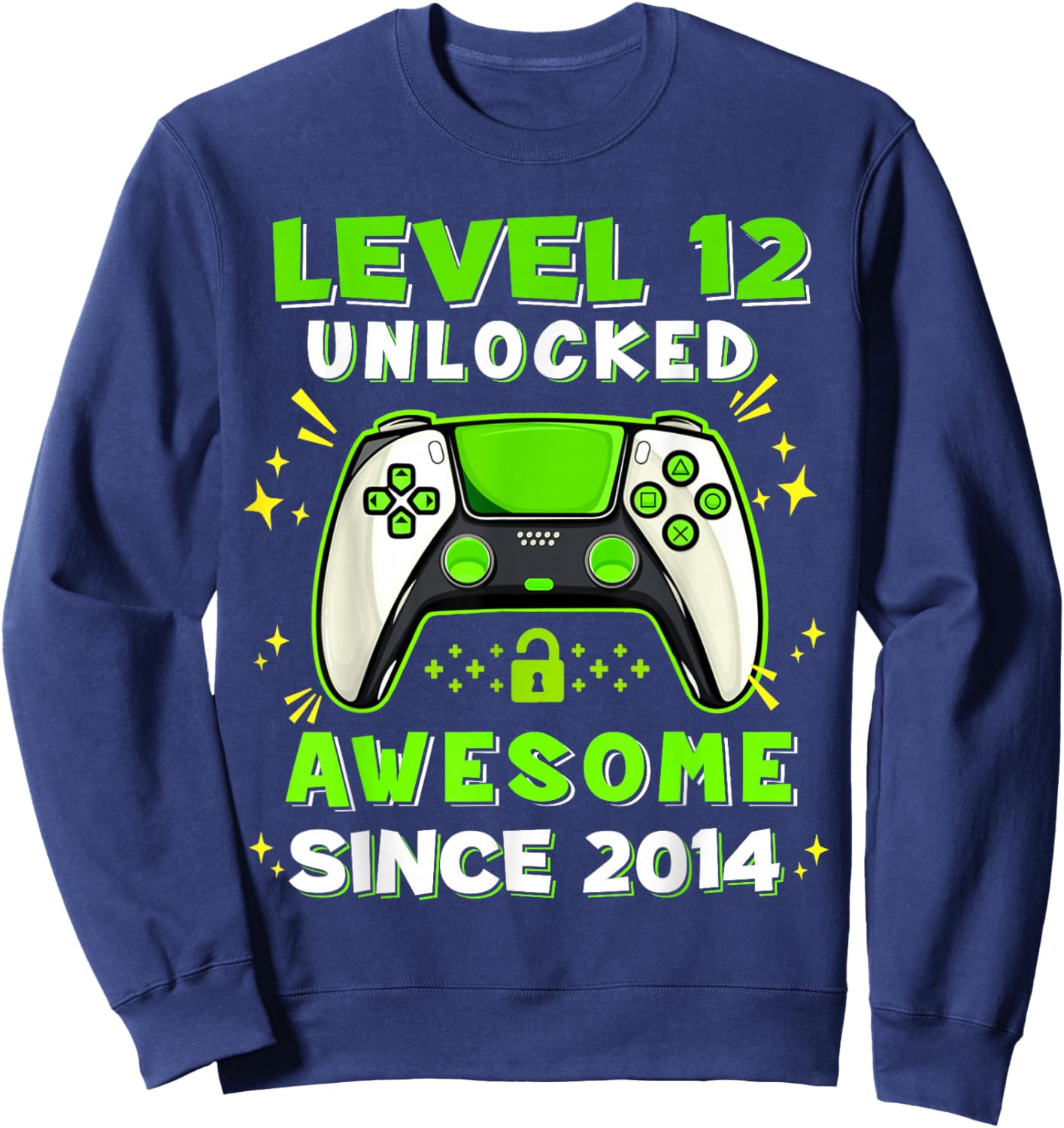 12th Birthday for Boys 12 Years Birthday Kids Gifts Sweatshirt - Sweatshirt | Navy
