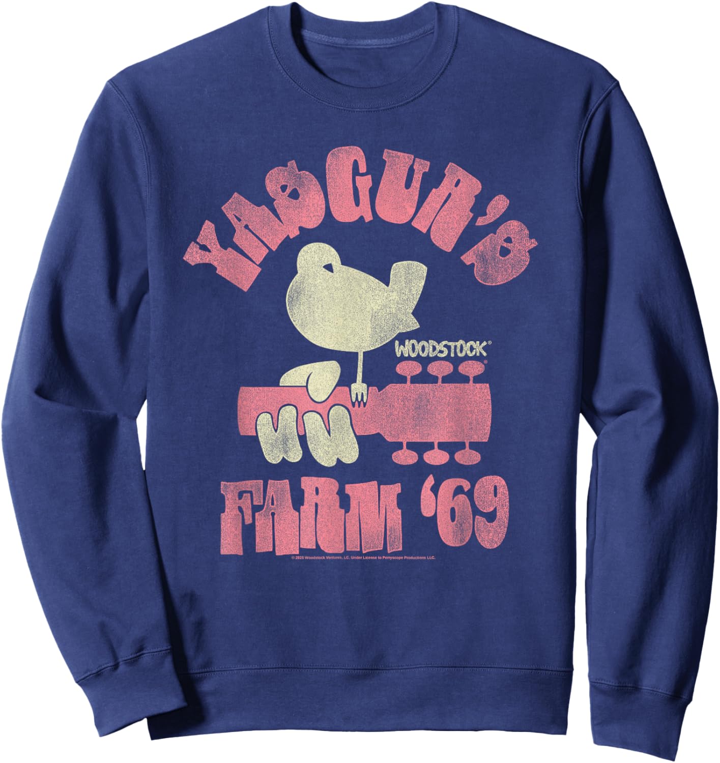 Woodstock Yasgurs Farm '69 Sweatshirt - Sweatshirt | Navy