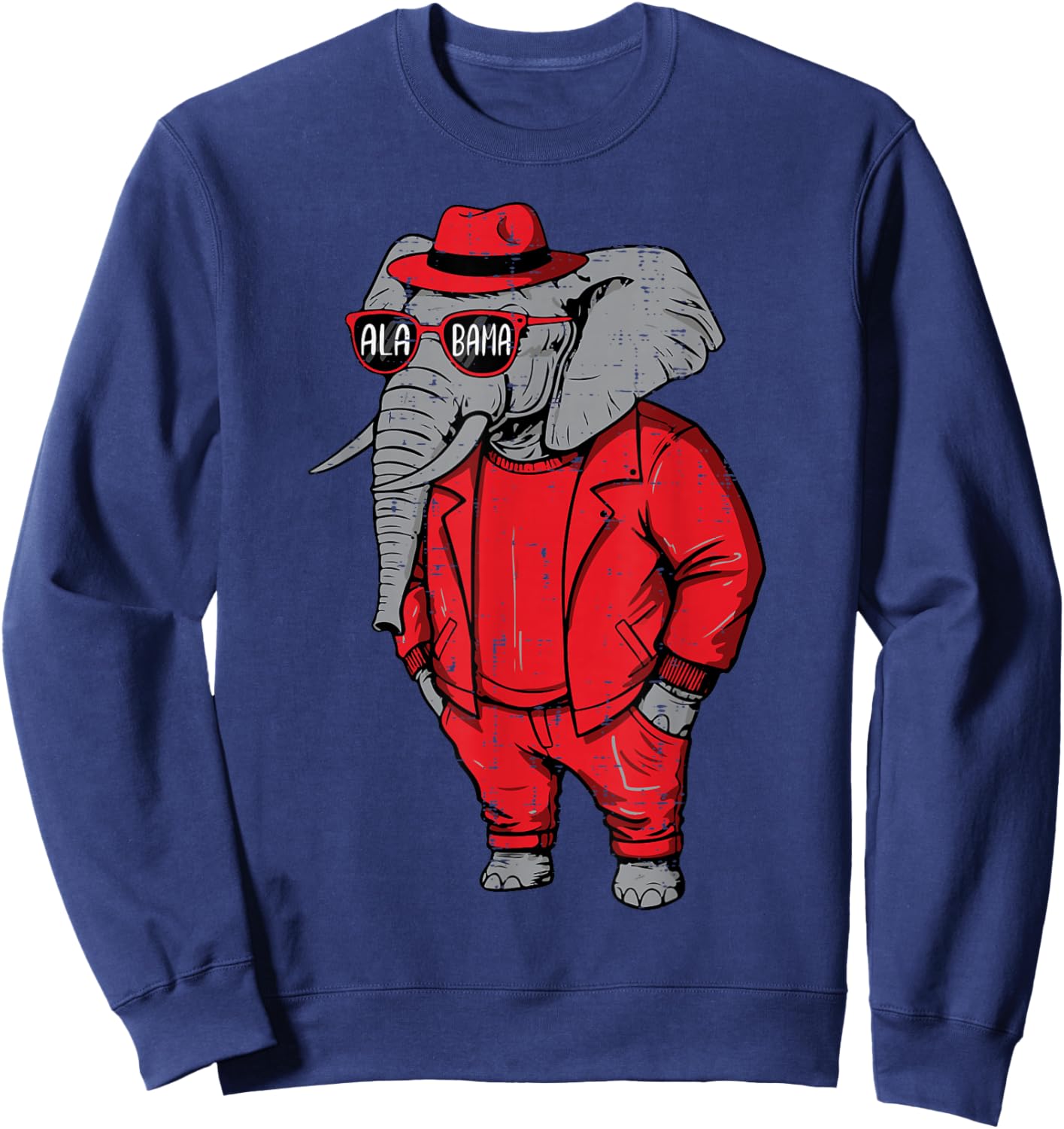 Elephant Women Kids Boys Girls Youth Men Teen Sweatshirt - Sweatshirt | Navy