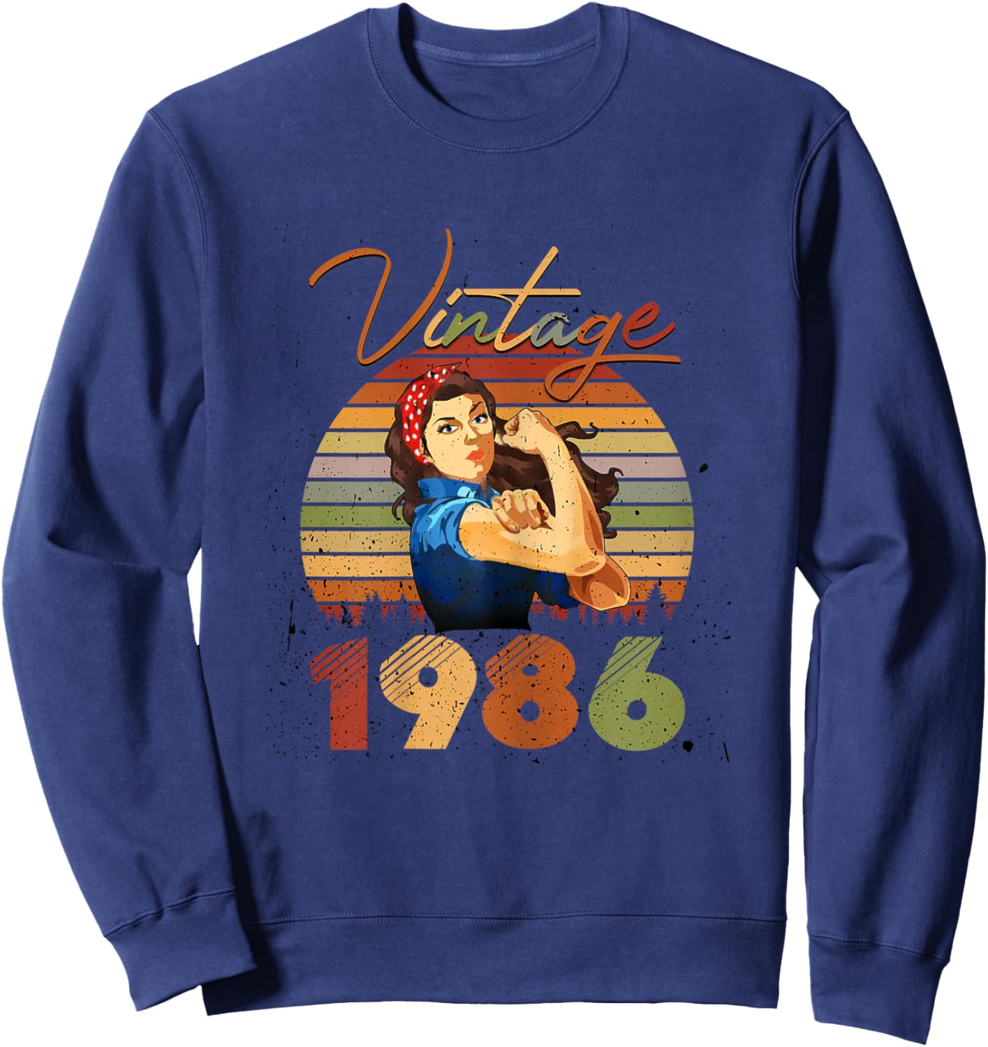 40th Birthday Gift Limited Edition Born in 1986 40 Yrs Old Sweatshirt - Sweatshirt | Navy