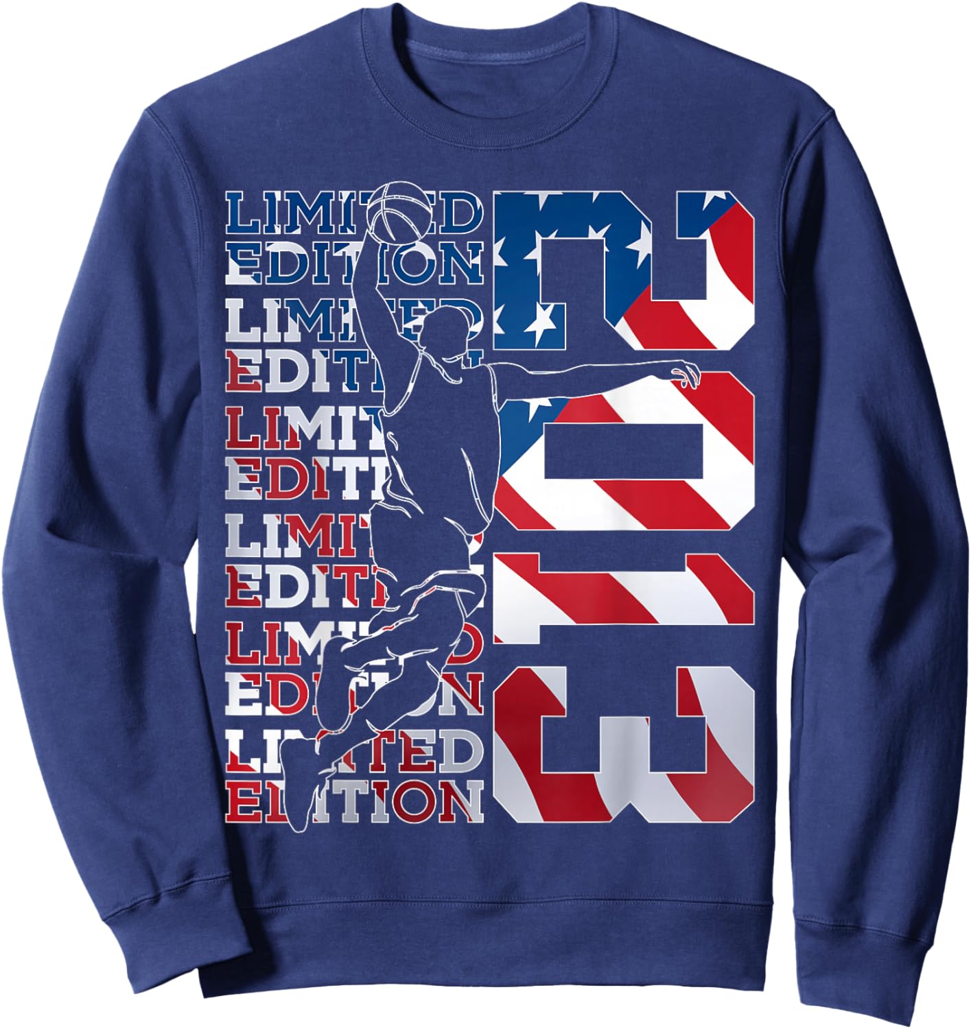 Limited Edition 2013 Basketball 13TH Birthday Sweatshirt - Sweatshirt | Navy
