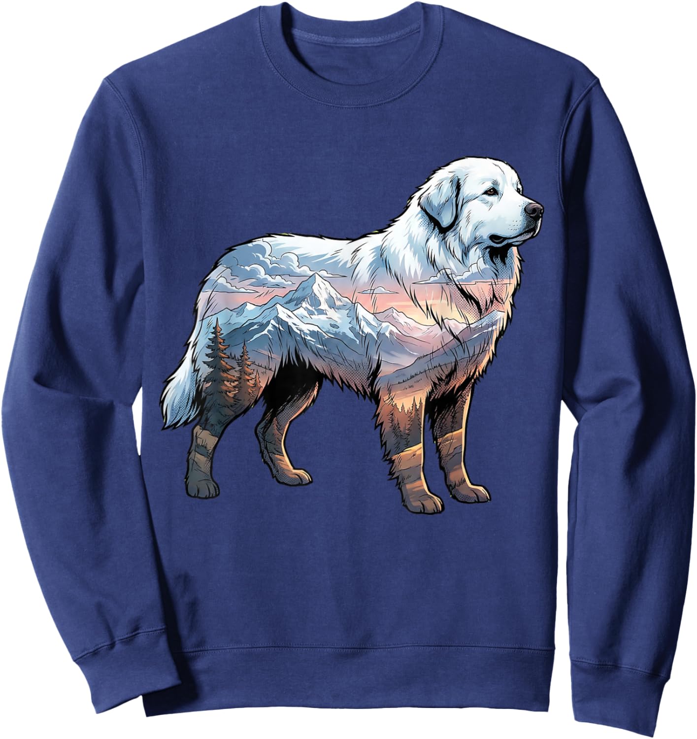 Great Pyrenees Sweatshirt - Sweatshirt | Navy