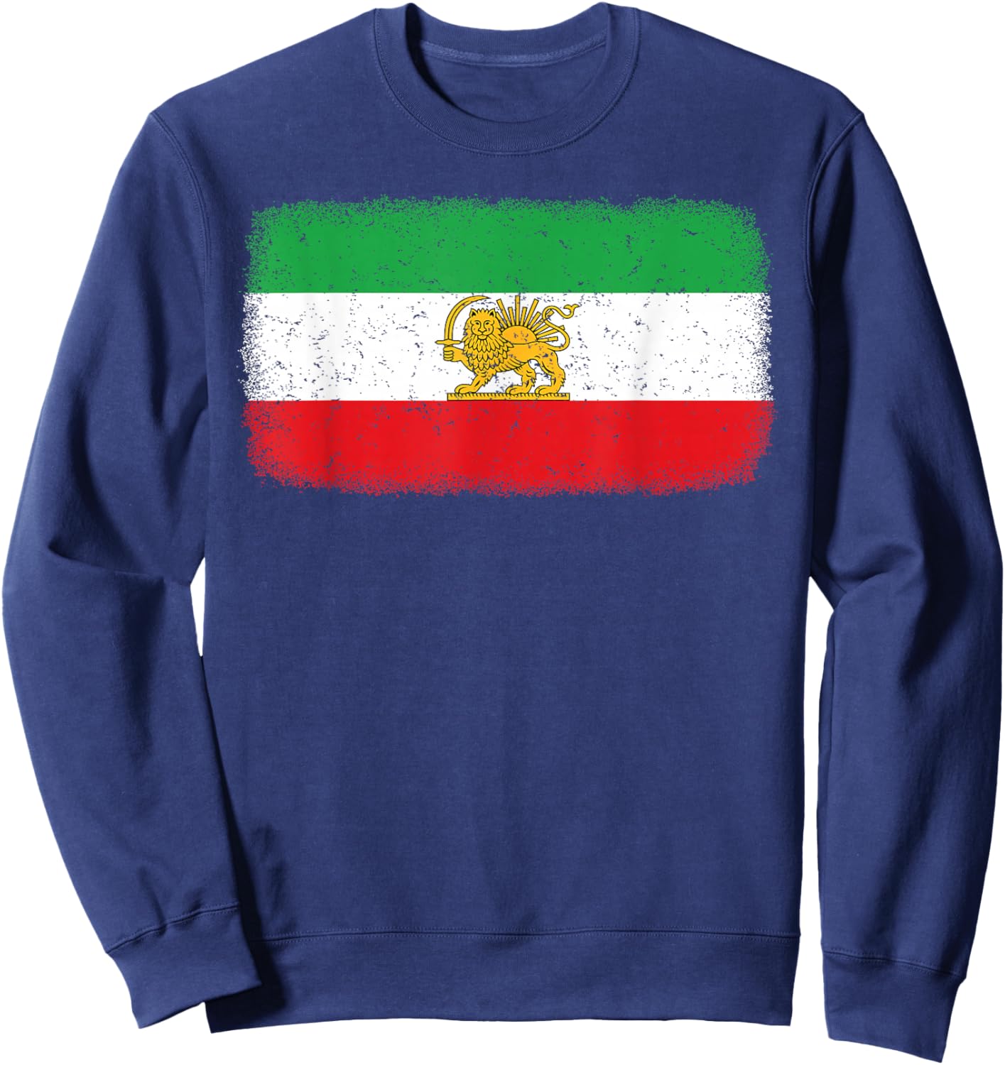 Iran Flag Lion Persian Men Women Kids Sweatshirt - Sweatshirt | Navy