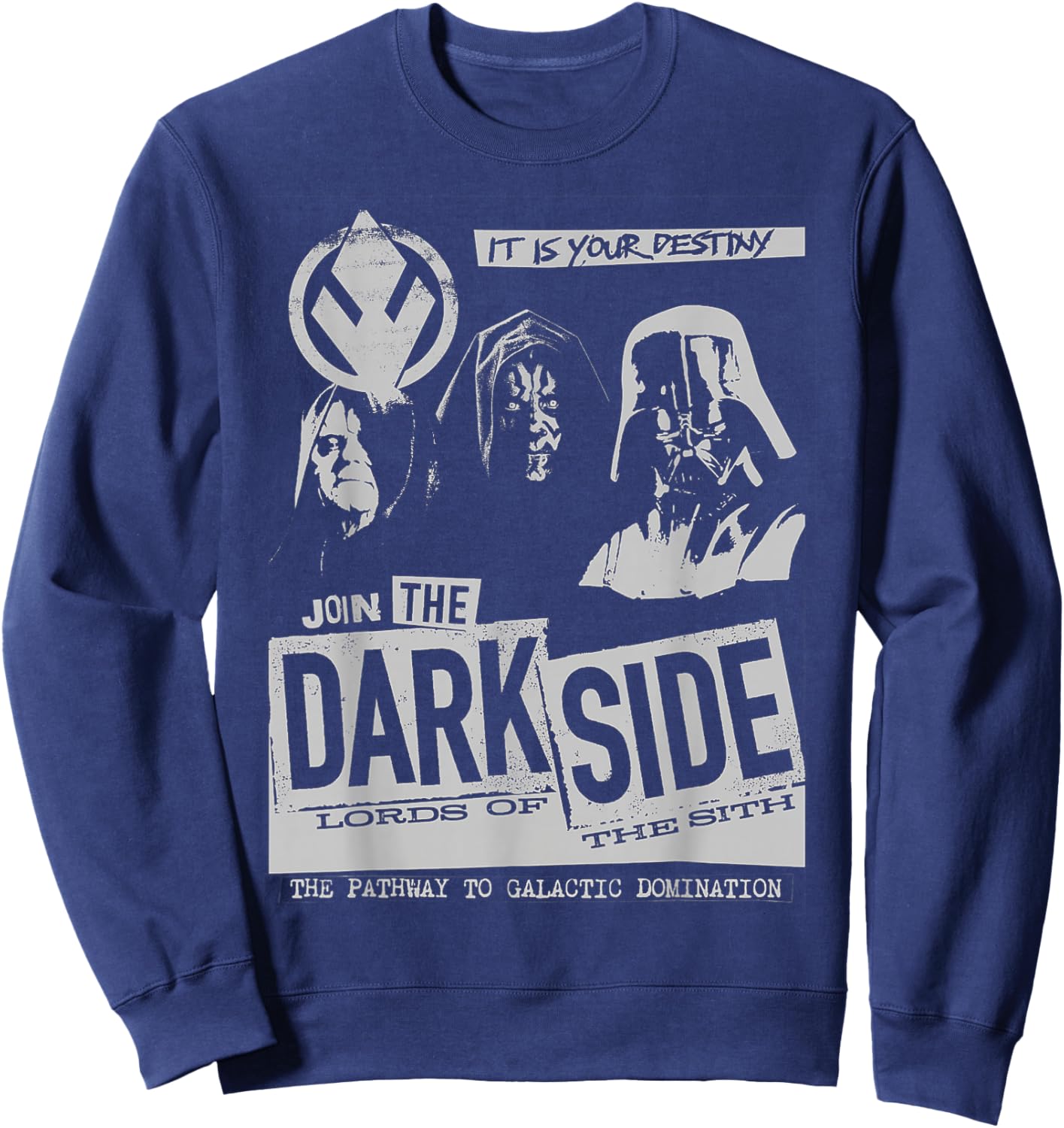 Star Wars Revenge of The Sith Join The Dark Side Sweatshirt - Sweatshirt | Navy
