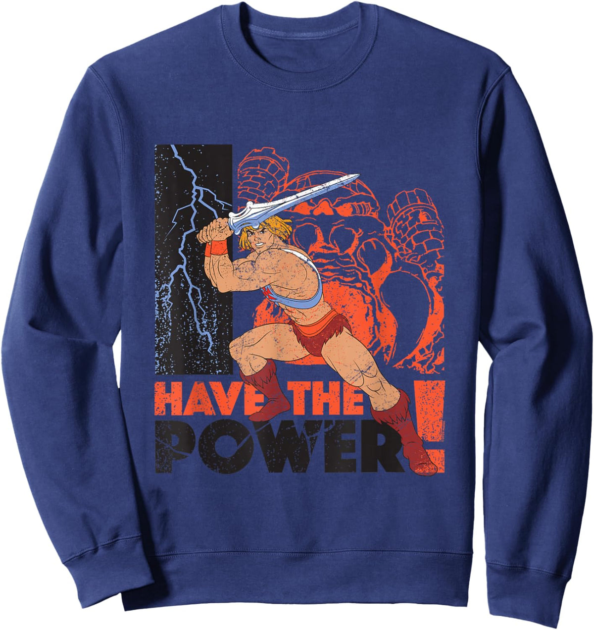 Masters of The Universe He-Man I Have The Power Sweatshirt - Sweatshirt | Navy