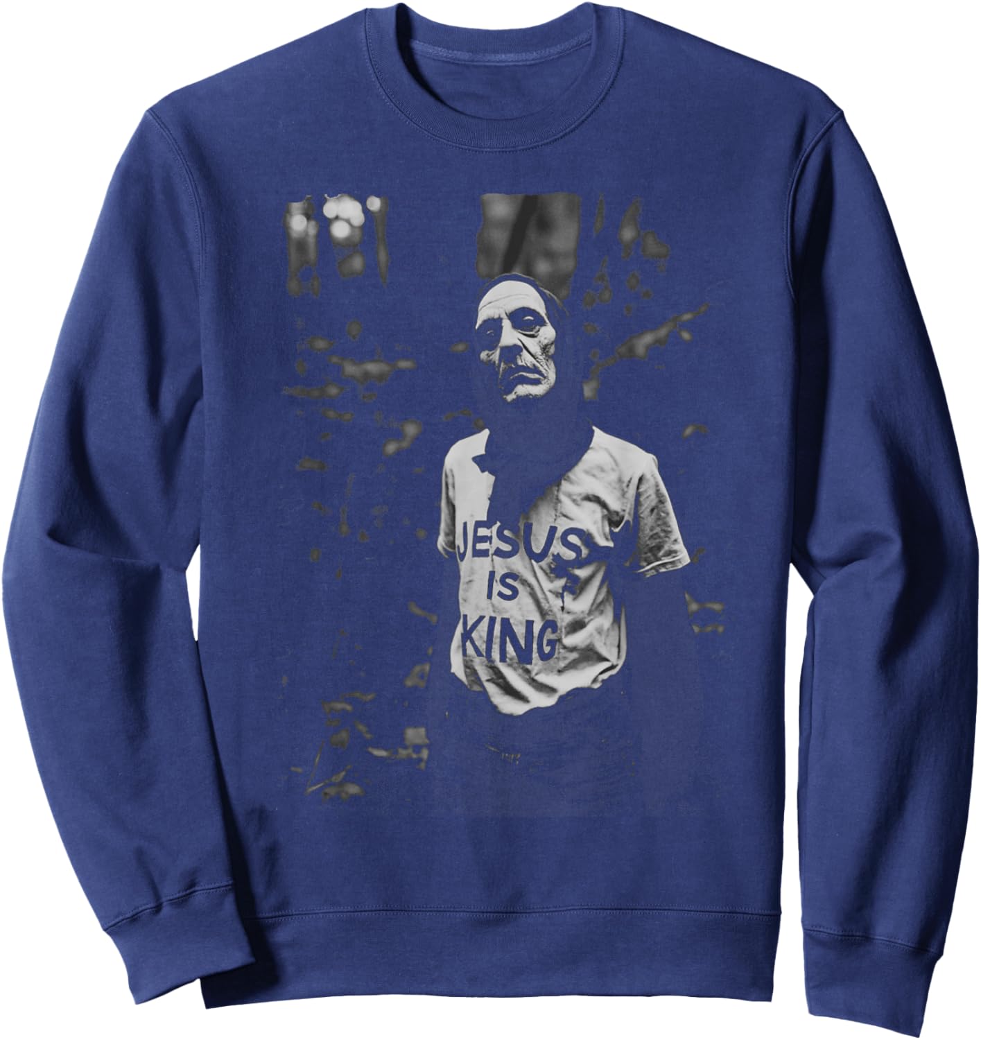 Southern Gothic Religious Folk Horror Dark Faith Sweatshirt - Sweatshirt | Navy