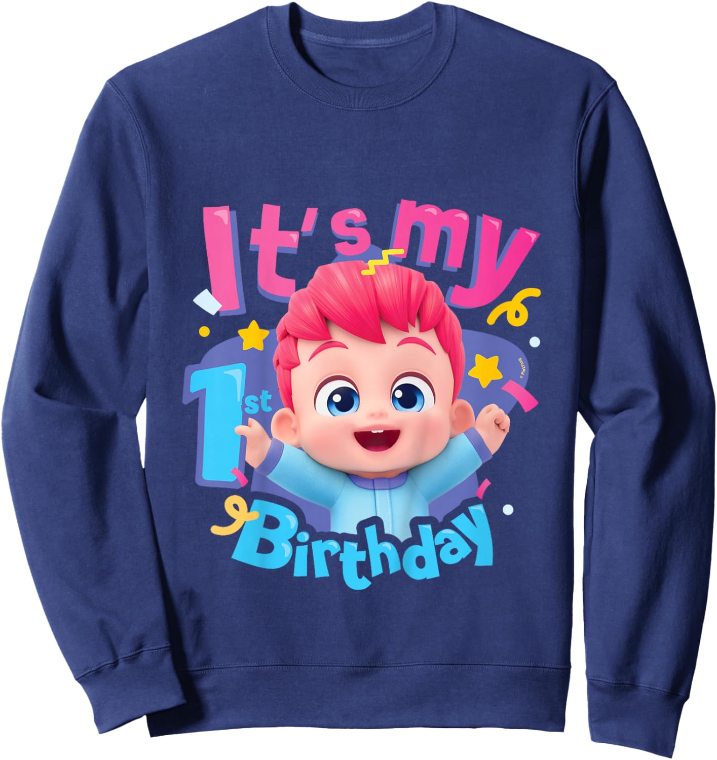 Bebefinn It's My 1st Birthday Kids Sweatshirt - Sweatshirt | Navy
