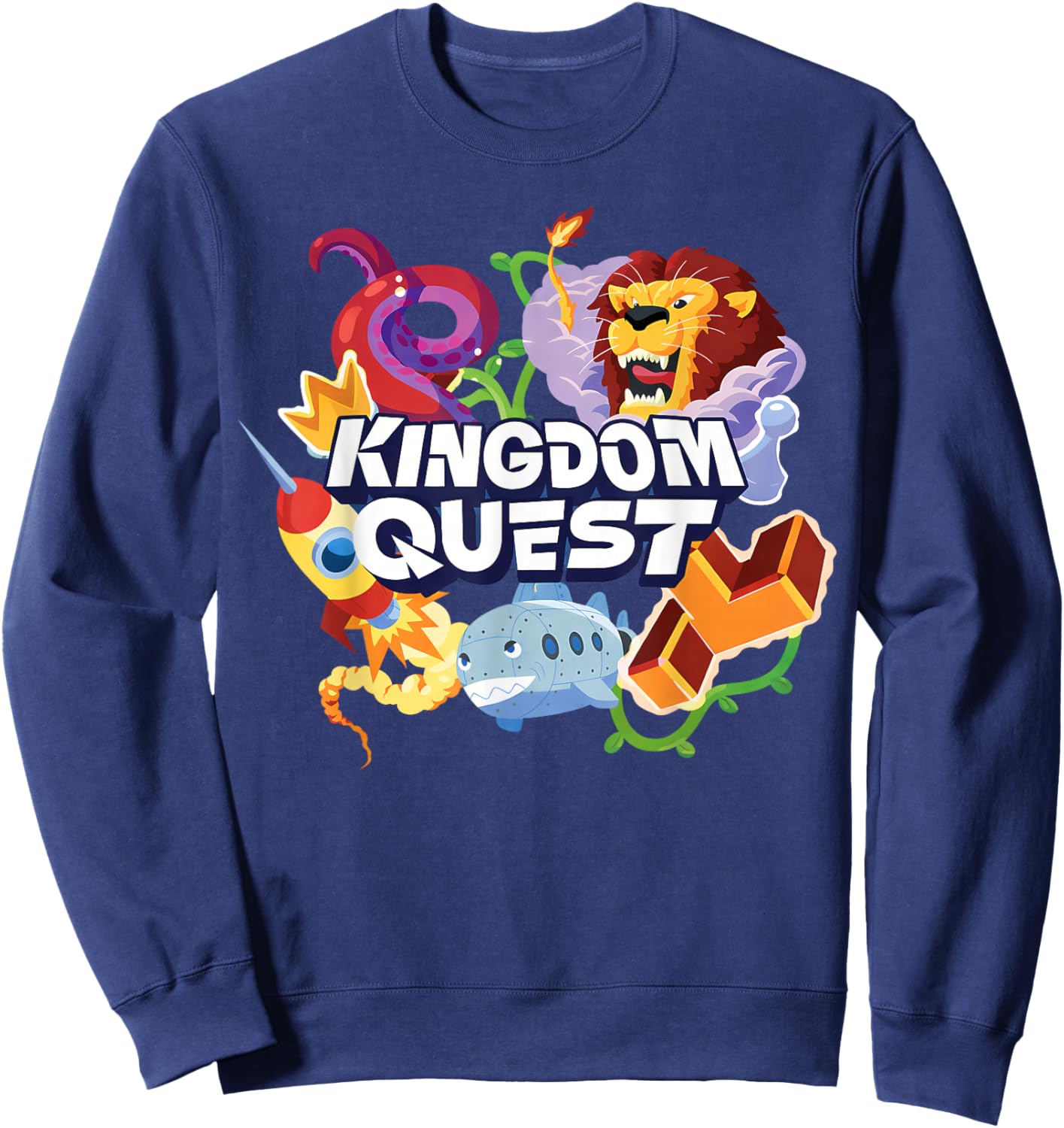 Kingdom Quest VBS 2026 The Kingdom of God Christian Kids Sweatshirt - Sweatshirt | Navy