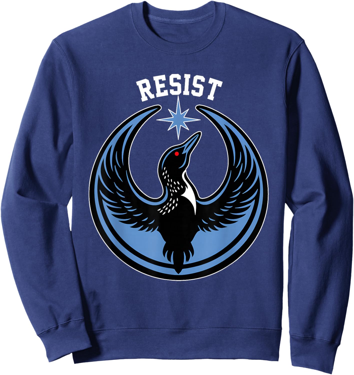 Resist Minnesota Rebel New State Flag Sweatshirt - Sweatshirt | Navy