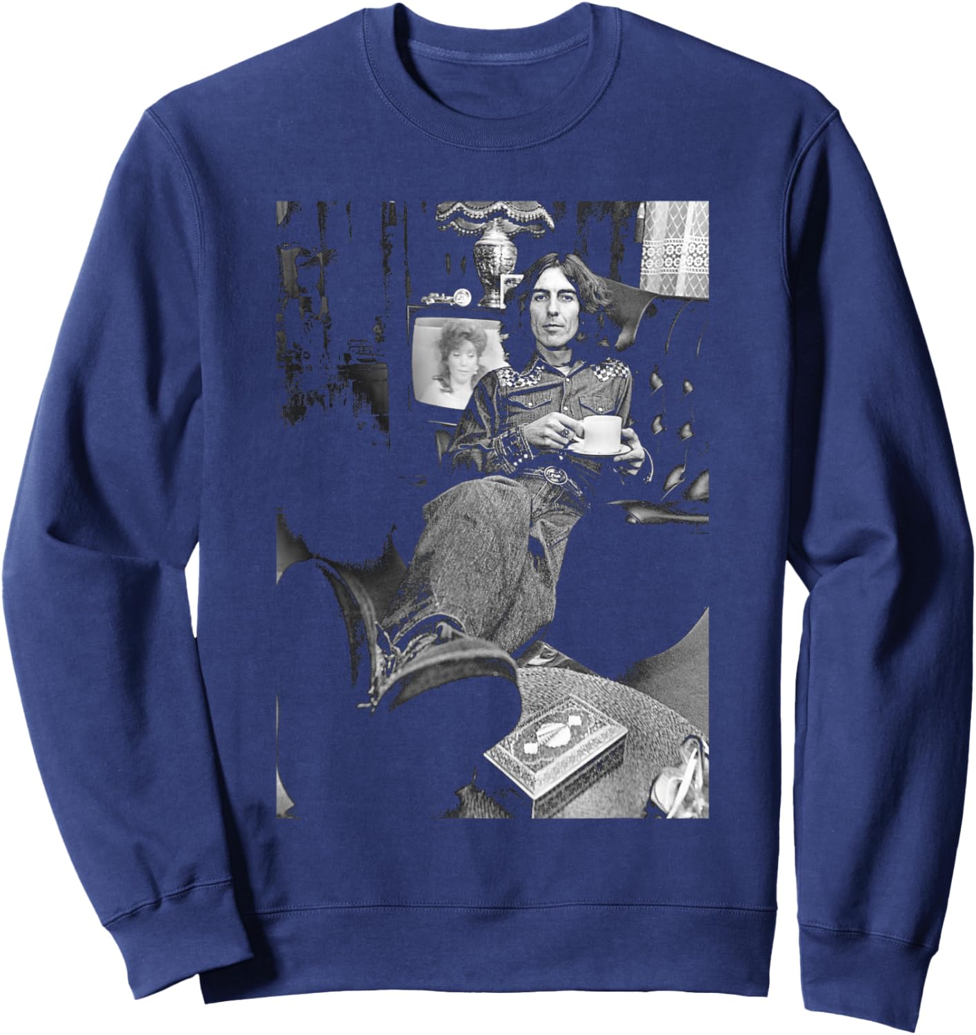 George Harrison The Beatles My Sweet Lord 1976 Sweatshirt - Sweatshirt | Navy