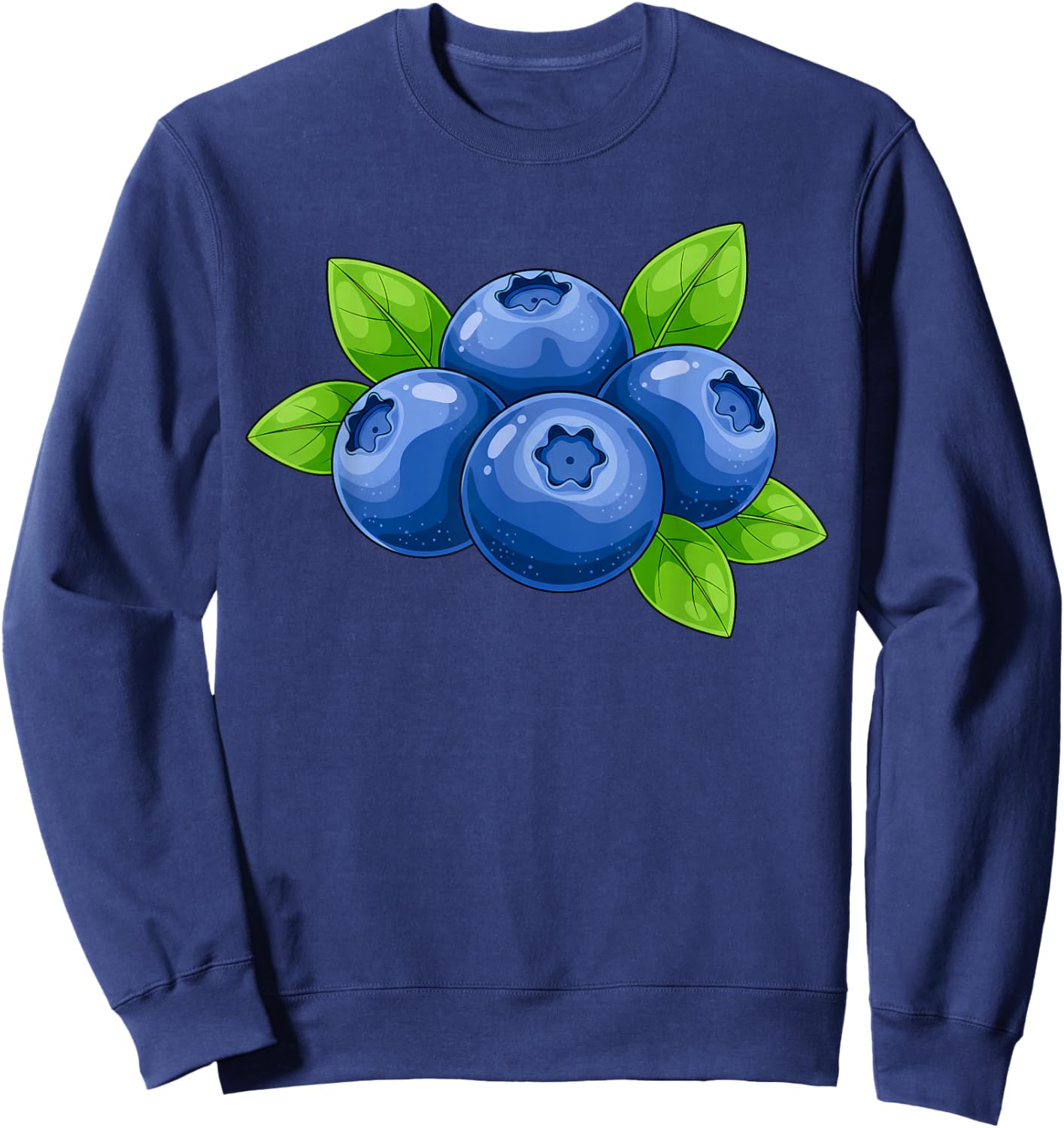 Blueberry Costume Halloween Fruit Salad Lover Sweatshirt - Sweatshirt | Navy