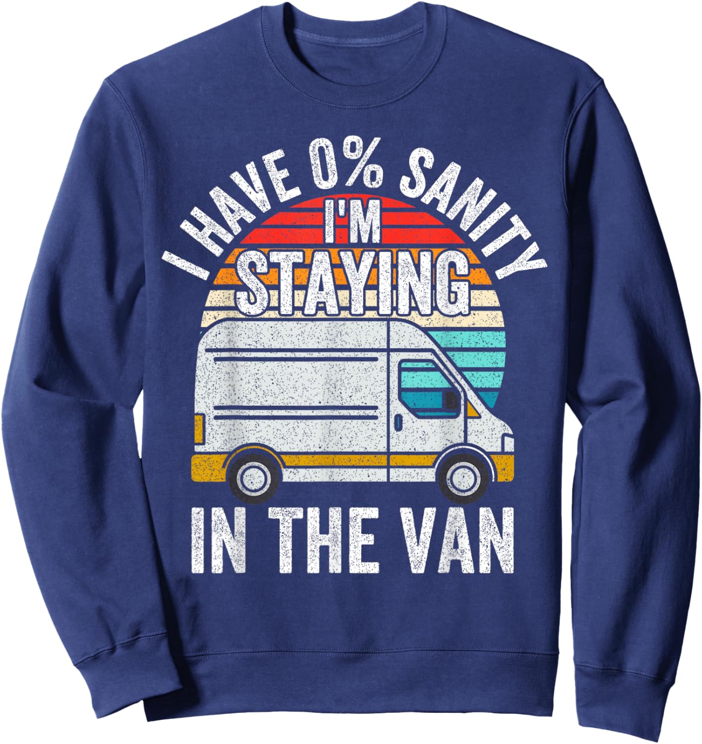 Vintage I'm Staying in Tha Van Phasmophobia Gamer Man Women Sweatshirt - Sweatshirt | Navy