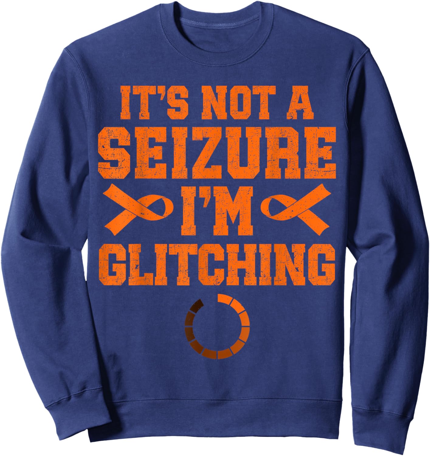 Functional Neurological Disorder FND Warrior Sweatshirt - Sweatshirt | Navy