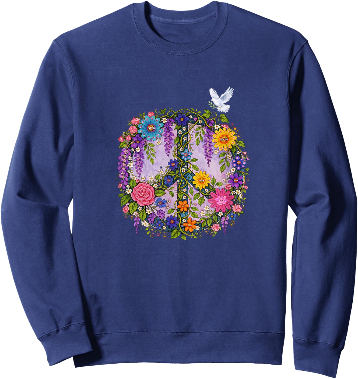 Peaceful Resistance Sweatshirt - Sweatshirt | Navy