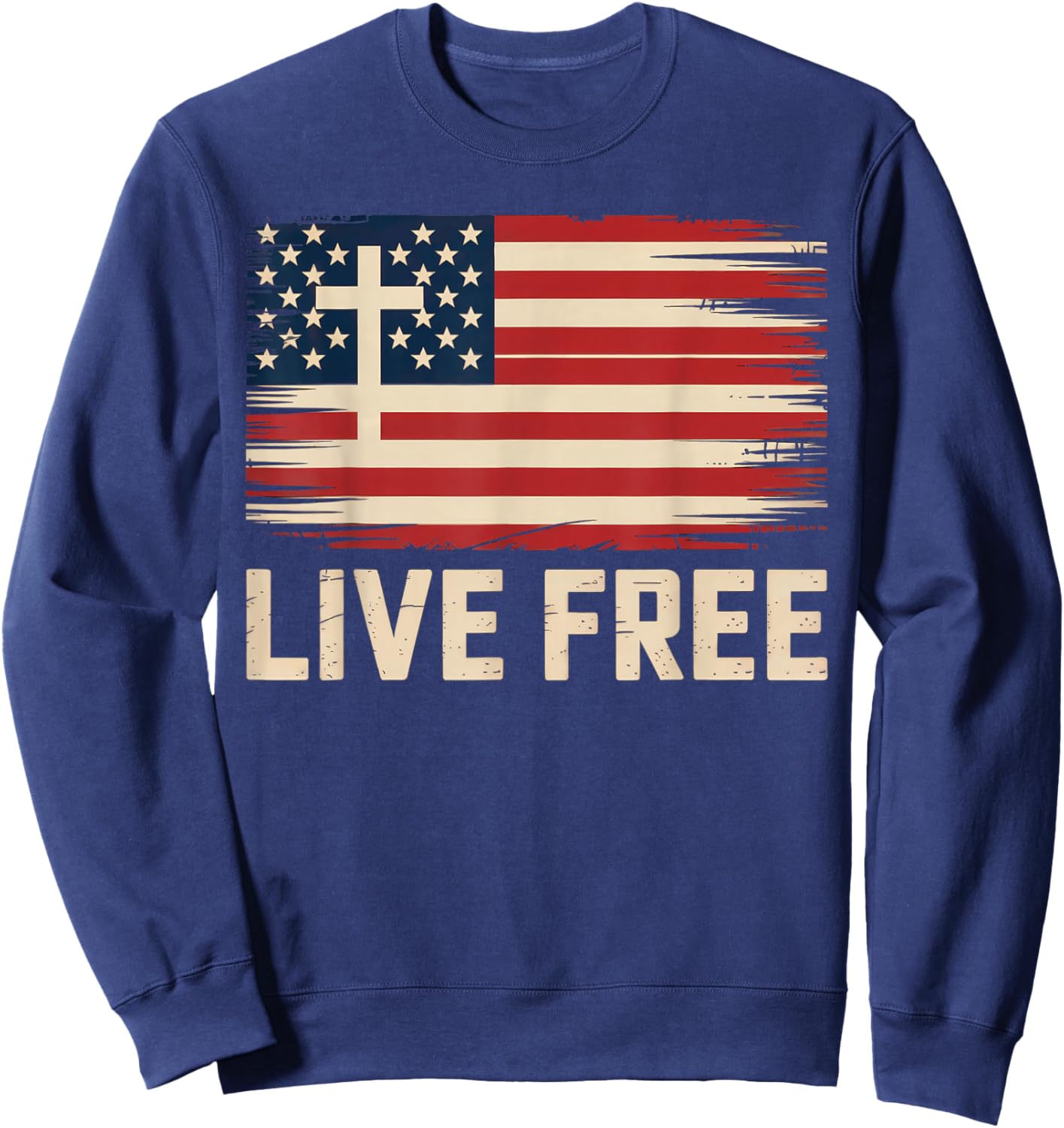 Live Free Sweatshirt - Sweatshirt | Navy