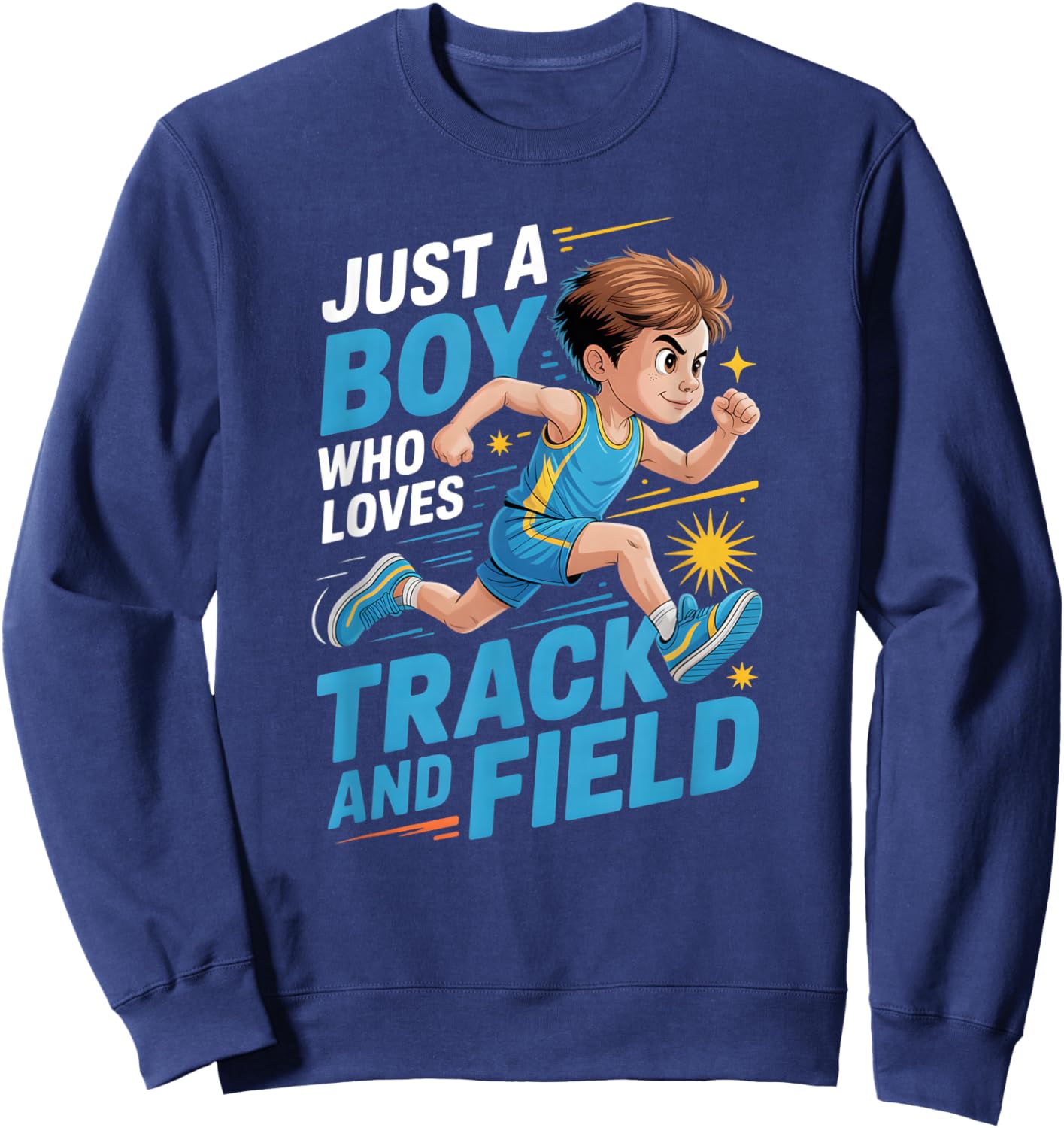 Boys Track and Field Sweatshirt - Sweatshirt | Navy