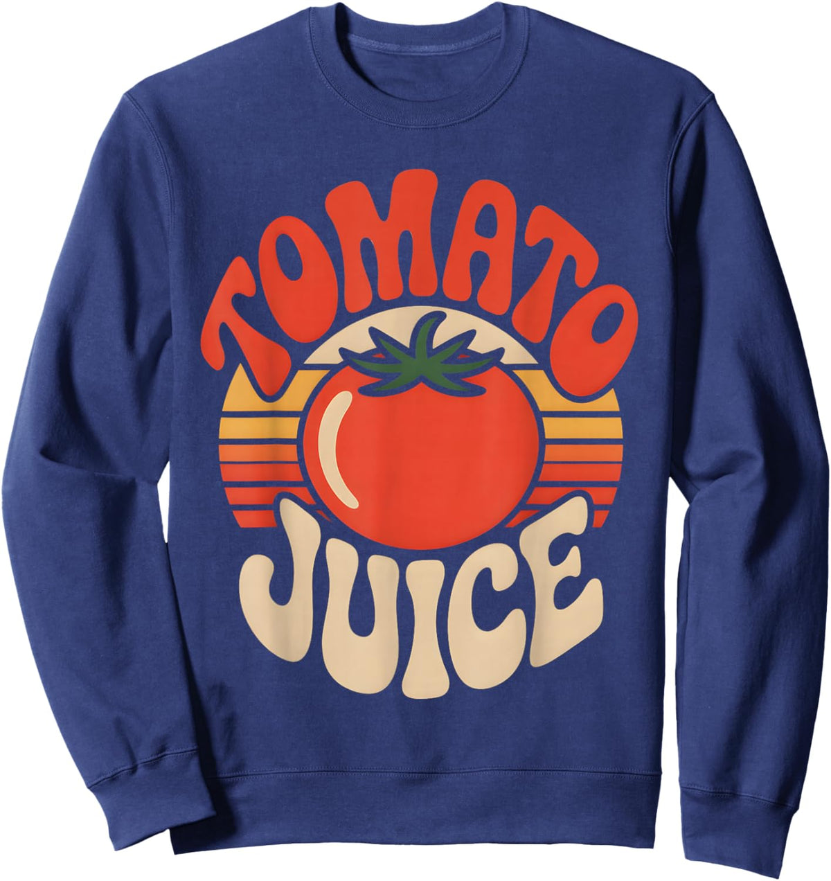 Retro Tomato Juice Sweatshirt - Sweatshirt | Navy