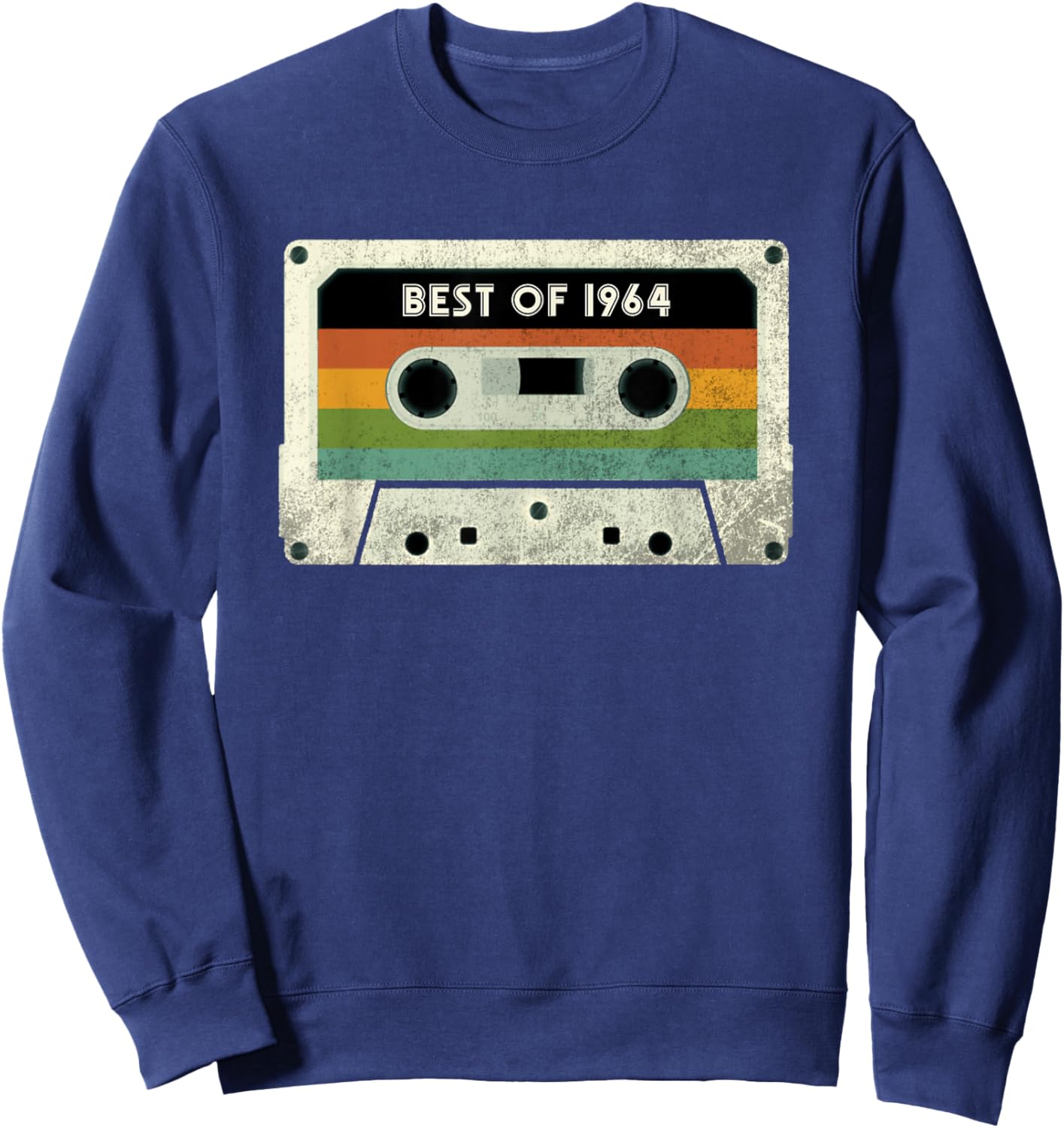 62th Birthday Gift 62 Years Old Men Women Retro Vintage 1964 Sweatshirt - Sweatshirt | Navy